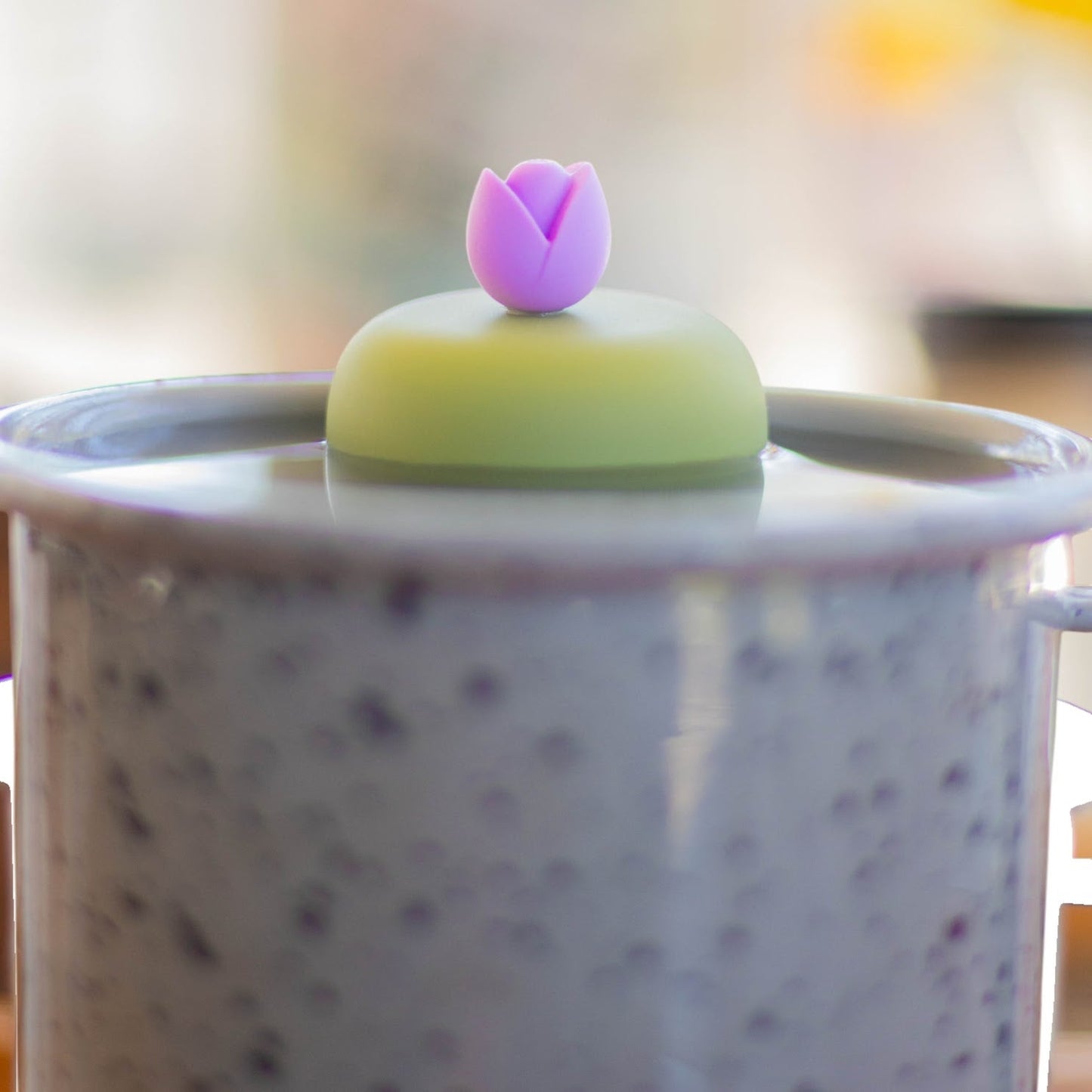 Floating Purple Tulip Flower Tea Infuser - Cute Tea Infuser for Loose Leaf Tea