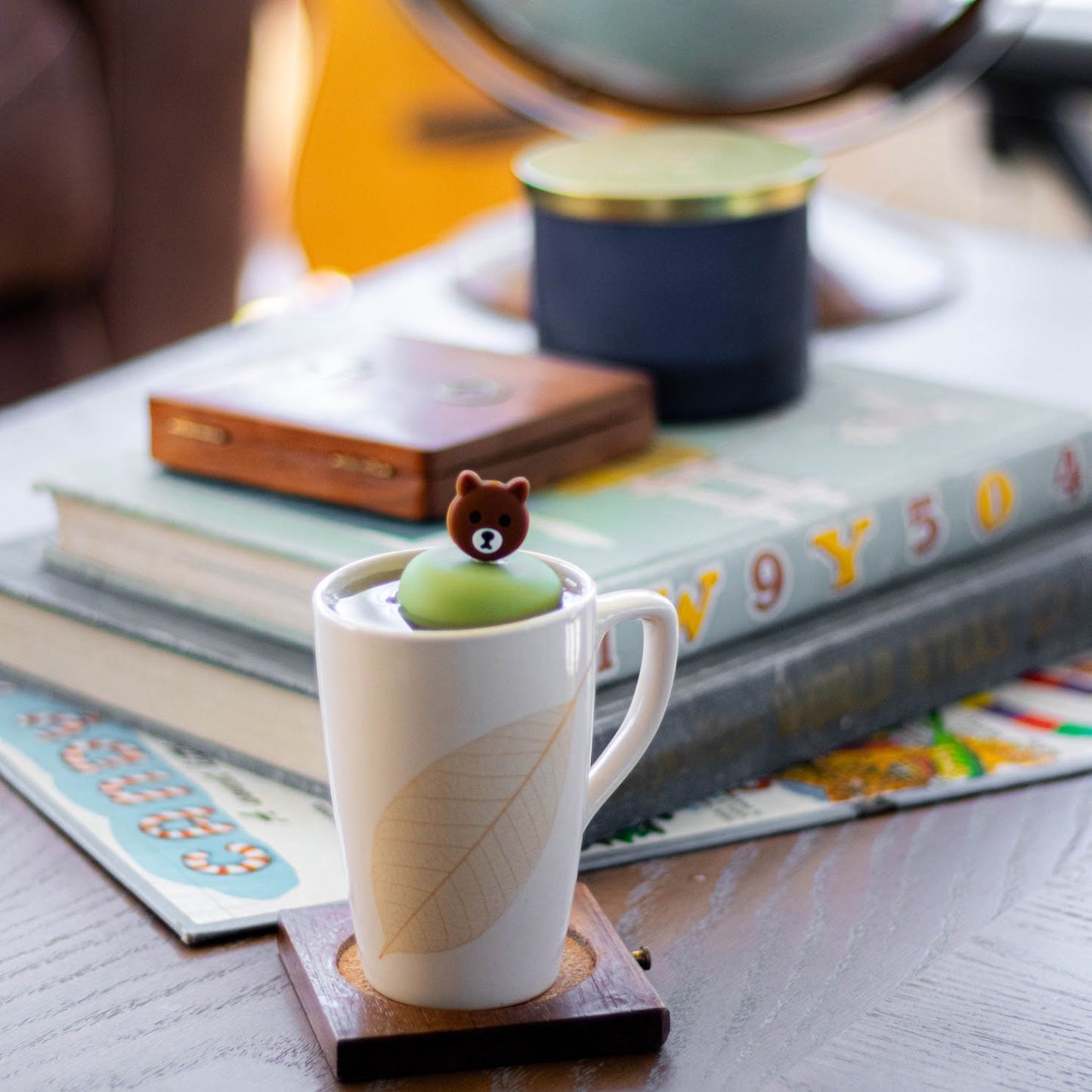Floating Brown Bear Tea Infuser - Cute Animal Tea Infuser for Loose Leaf Tea