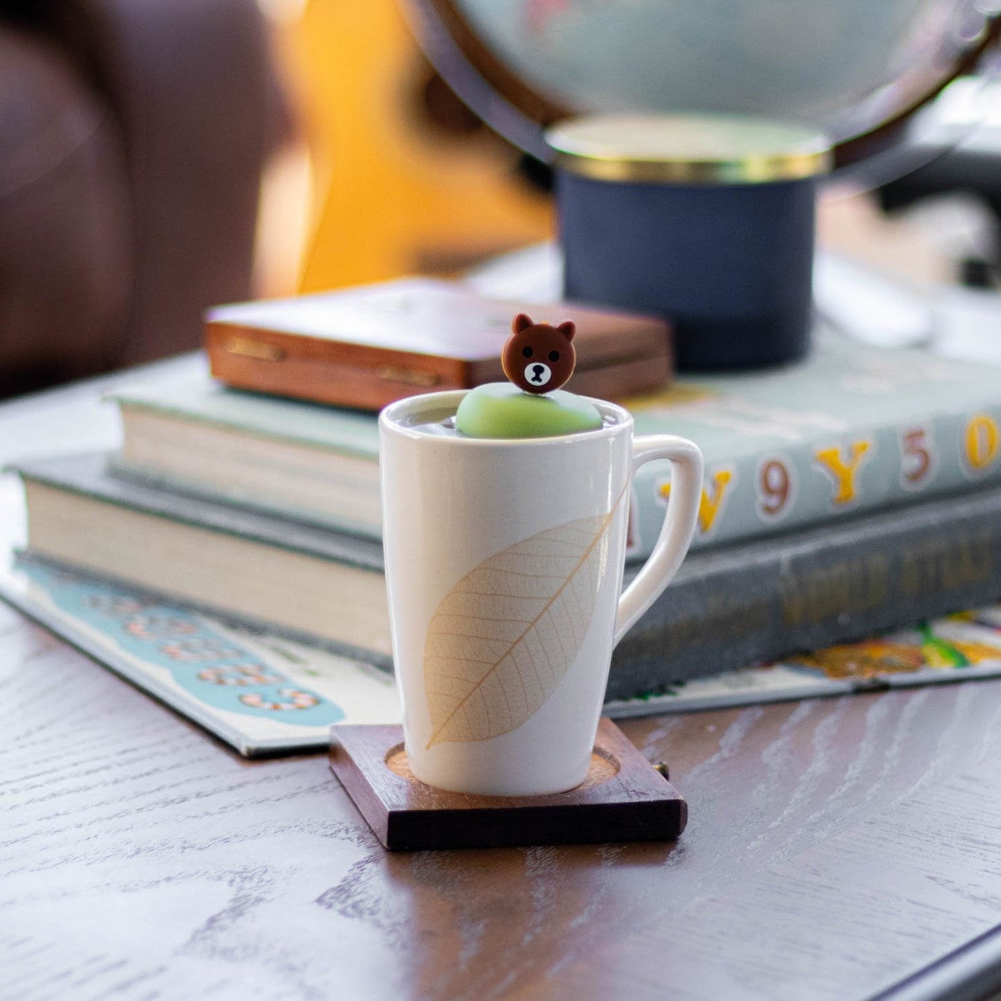 Floating Brown Bear Tea Infuser - Cute Animal Tea Infuser for Loose Leaf Tea