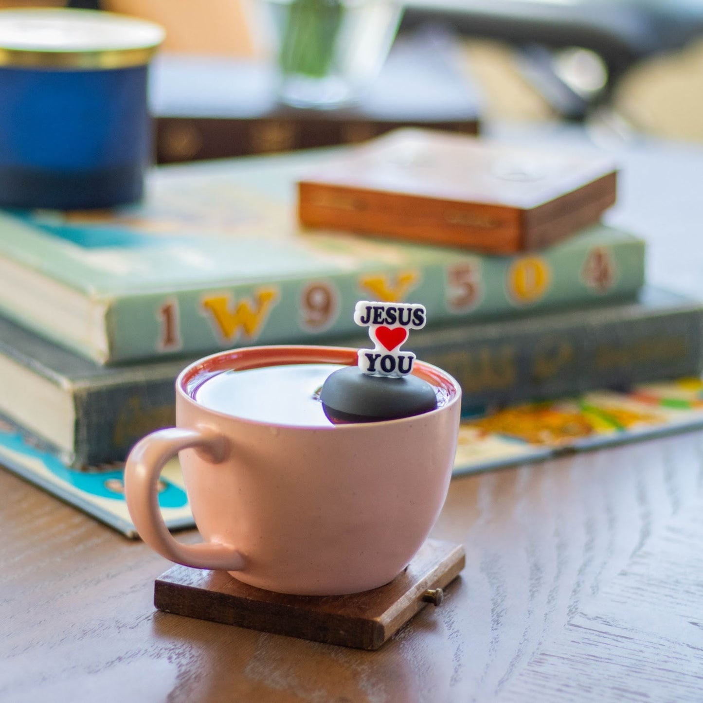 Floating Jesus Loves You Tea Infuser - Cute Tea Infuser for Loose Leaf Tea