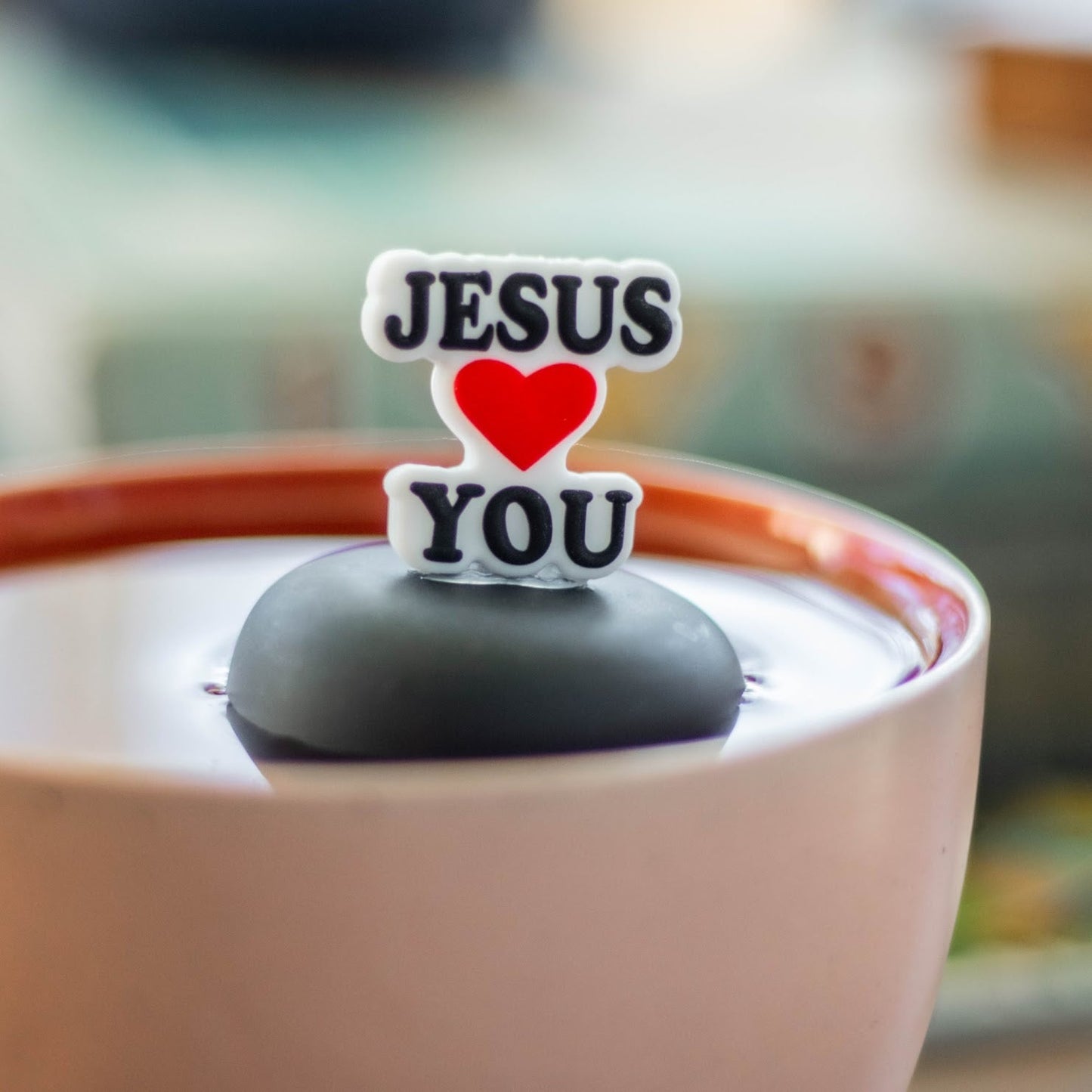 Floating Jesus Loves You Tea Infuser - Cute Tea Infuser for Loose Leaf Tea