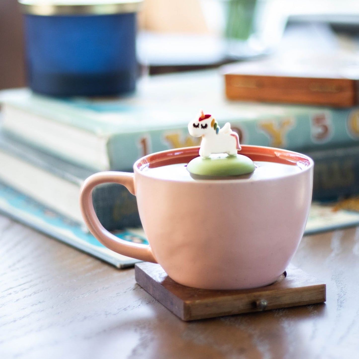 Floating Rainbow Unicorn Tea Infuser - Cute Animal Tea Infuser for Loose Leaf Tea