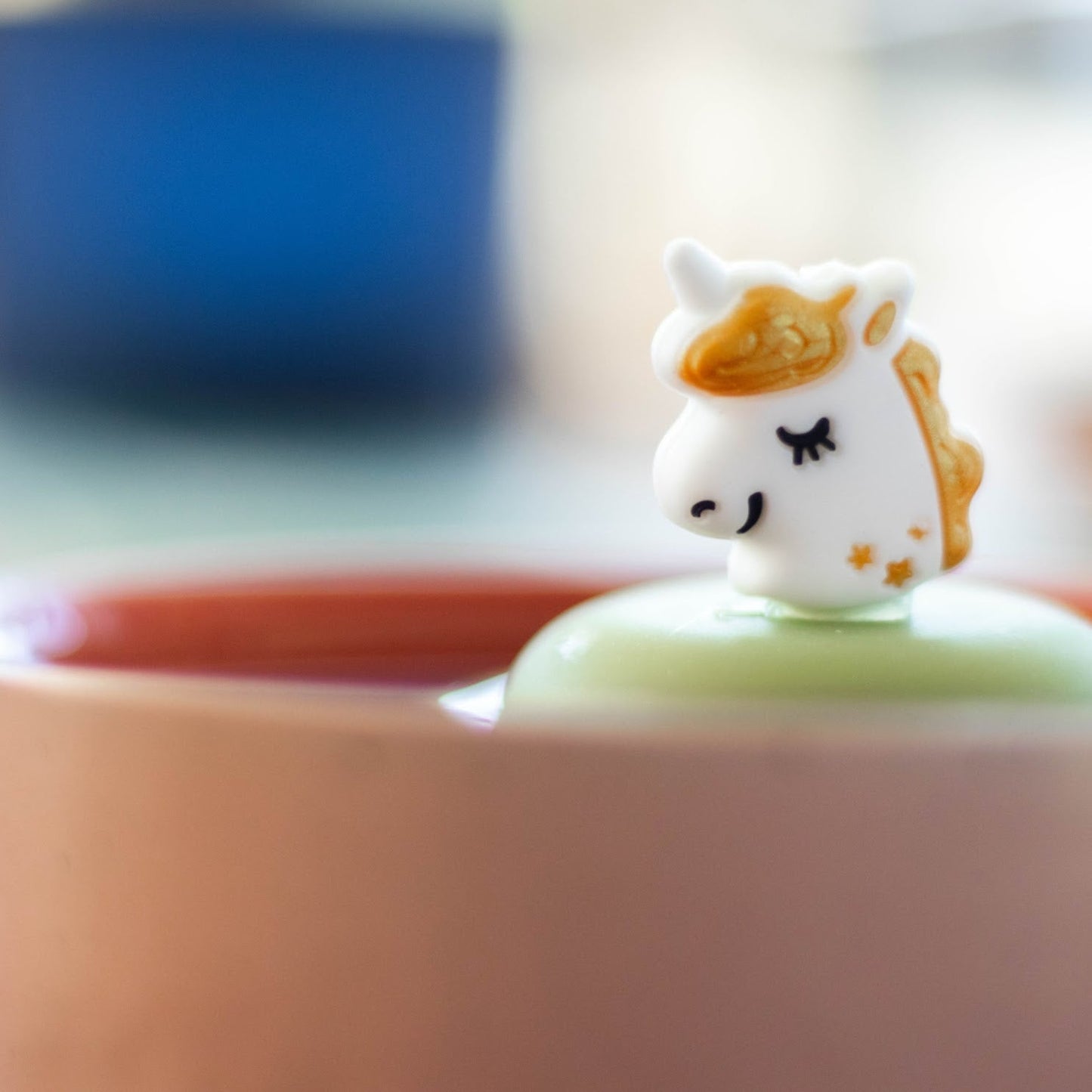 Floating Golden Unicorn Tea Infuser - Cute Animal Tea Infuser for Loose Leaf Tea