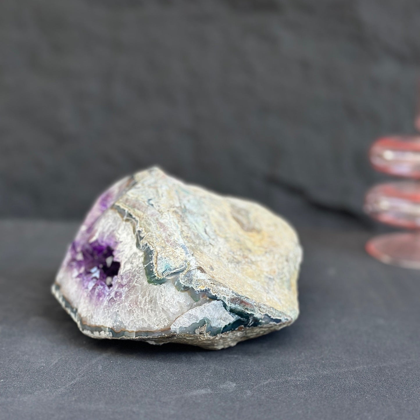 Large crystal amethyst geode
