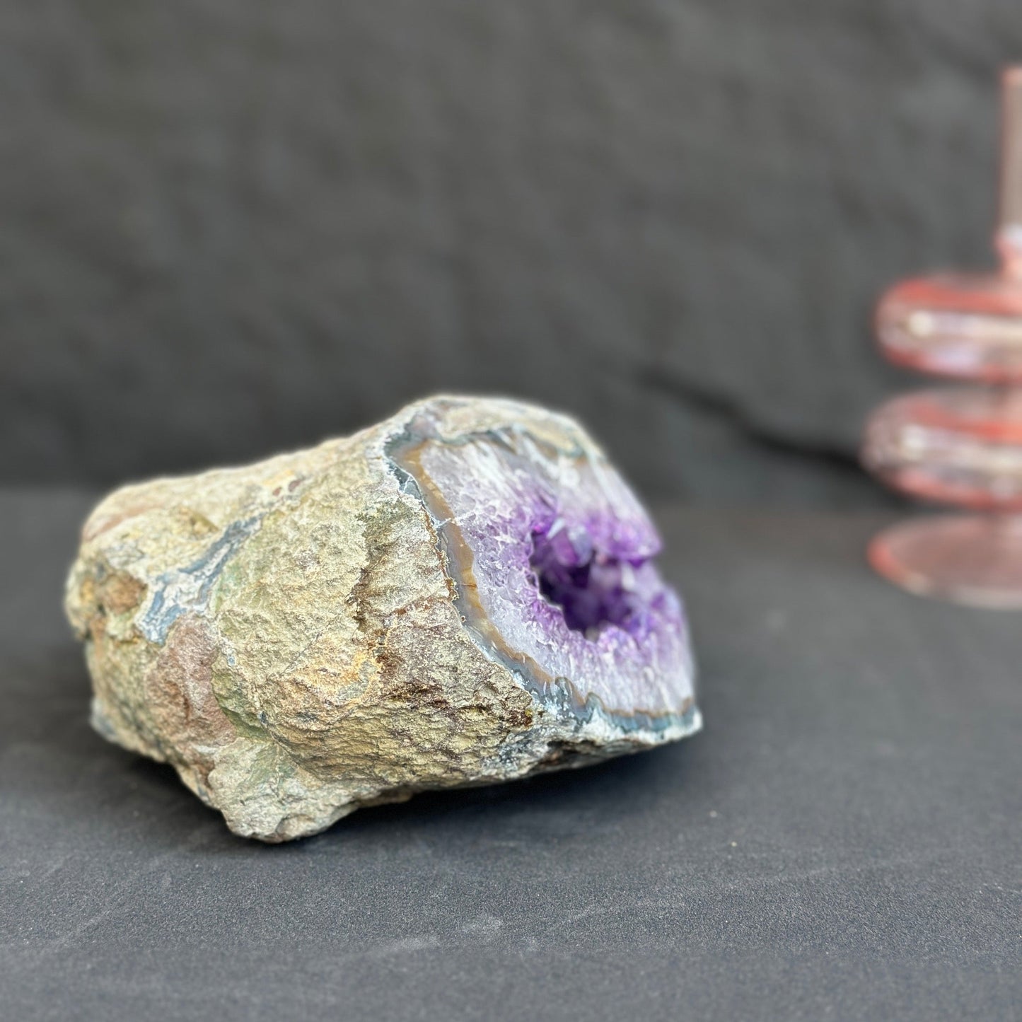 Large crystal amethyst geode