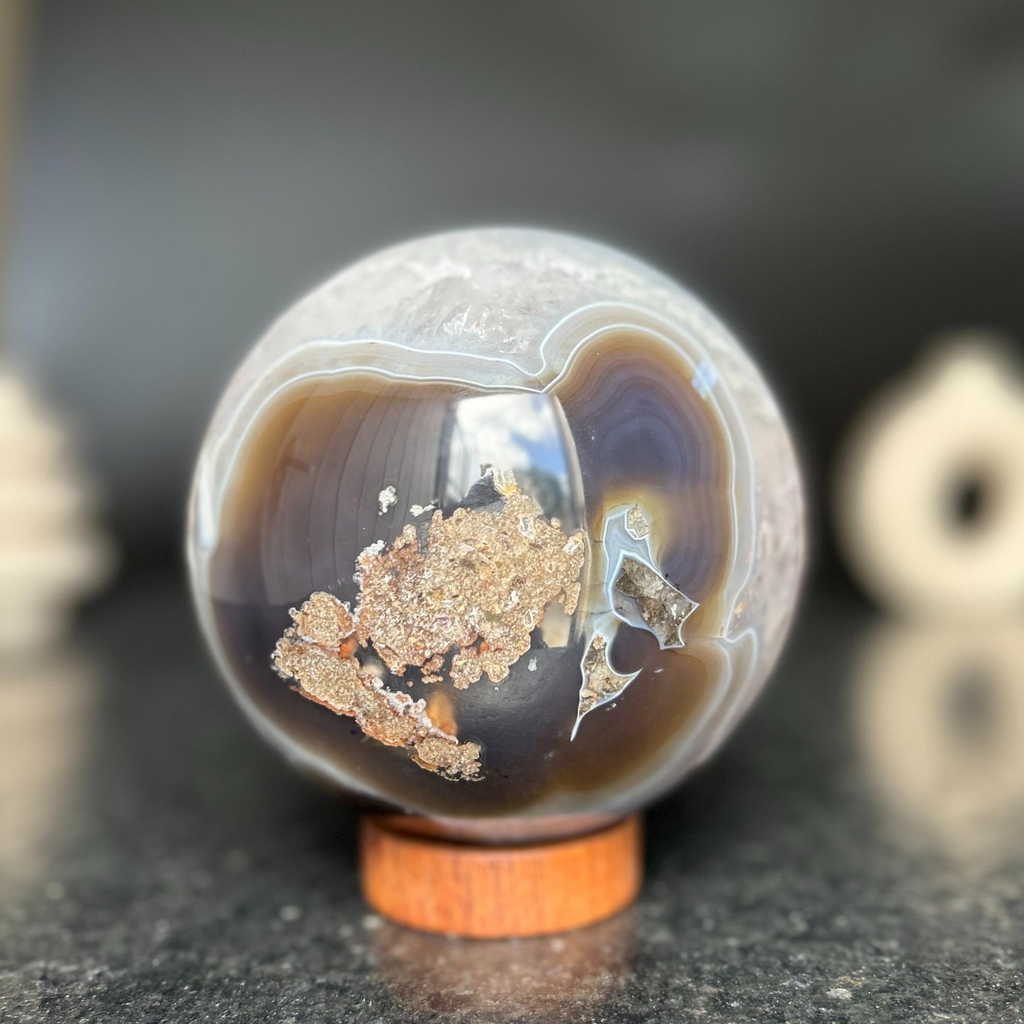 Largest amethyst sphere geode