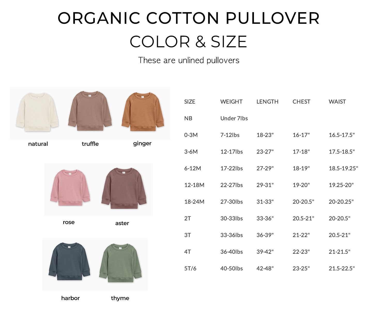 Little Brother Organic Cotton Baby Toddler Boy Pullover (Serif)