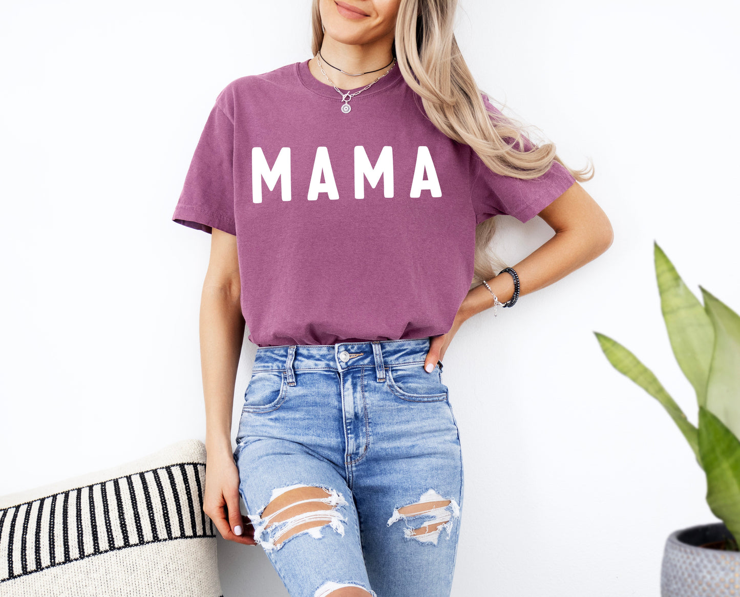 Mama Comfort Colors Graphic Tees (Round Font)
