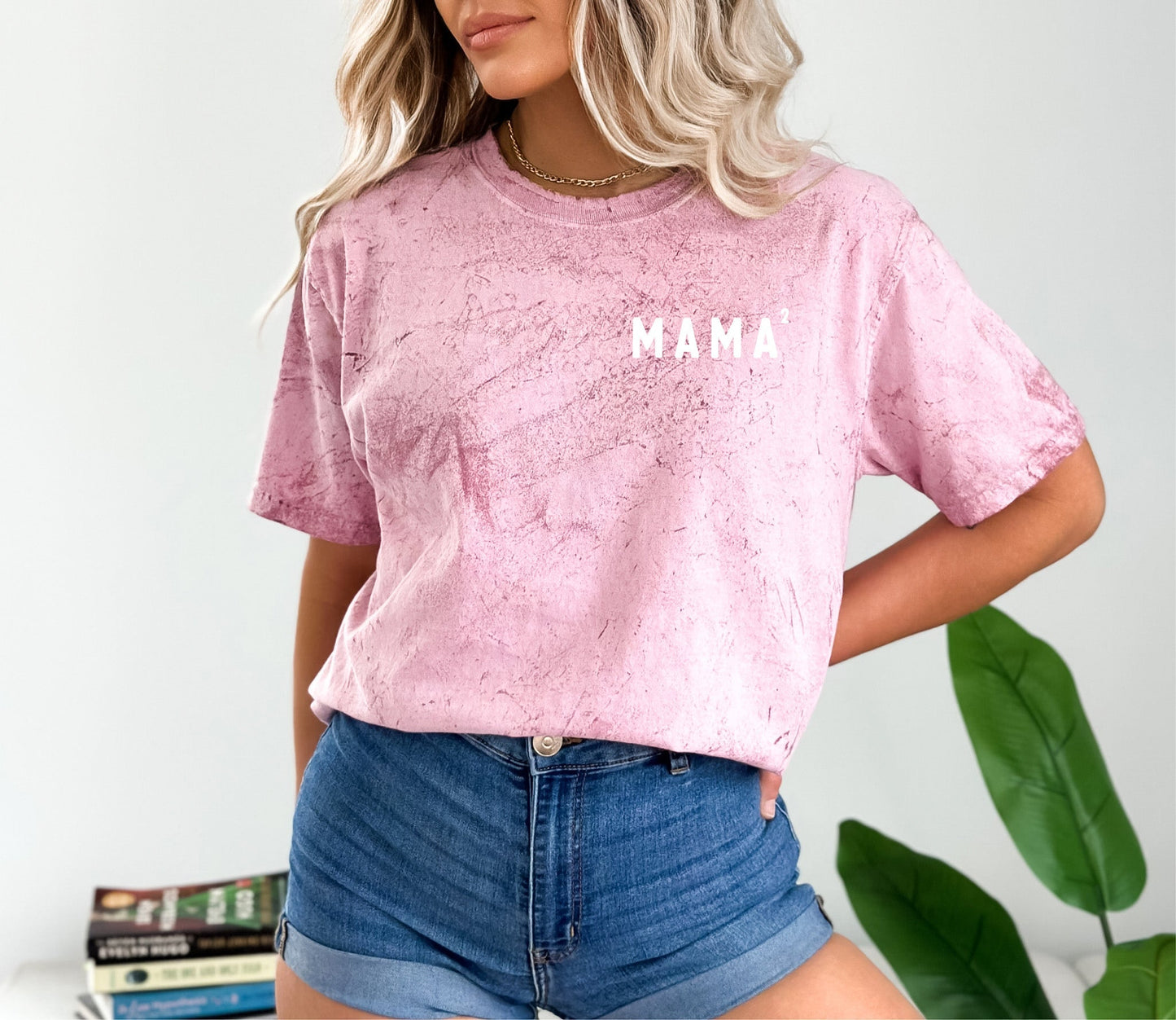 Mama Of 2 Comfort Colors Graphic Tees