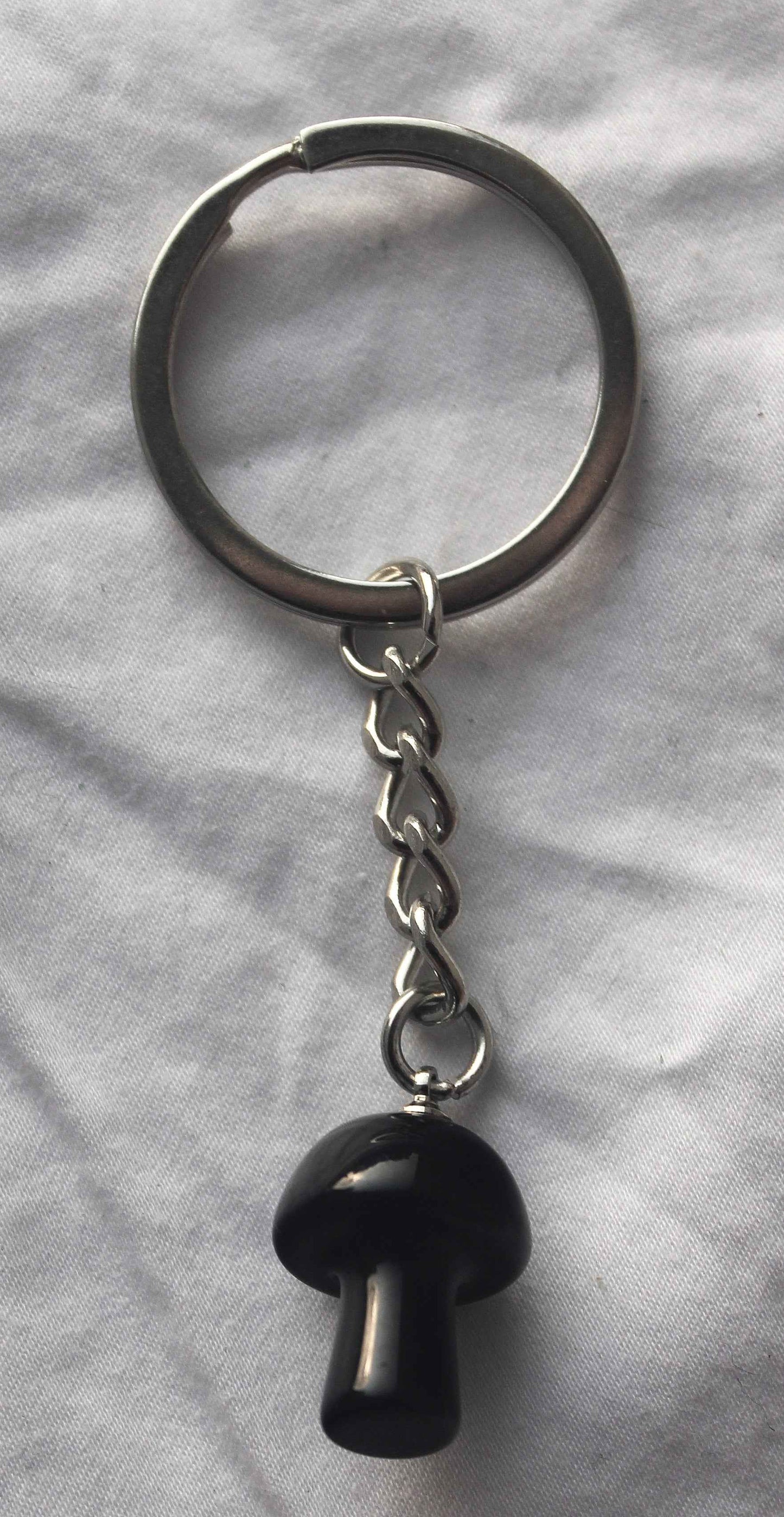 Mini Mushroom Keychain