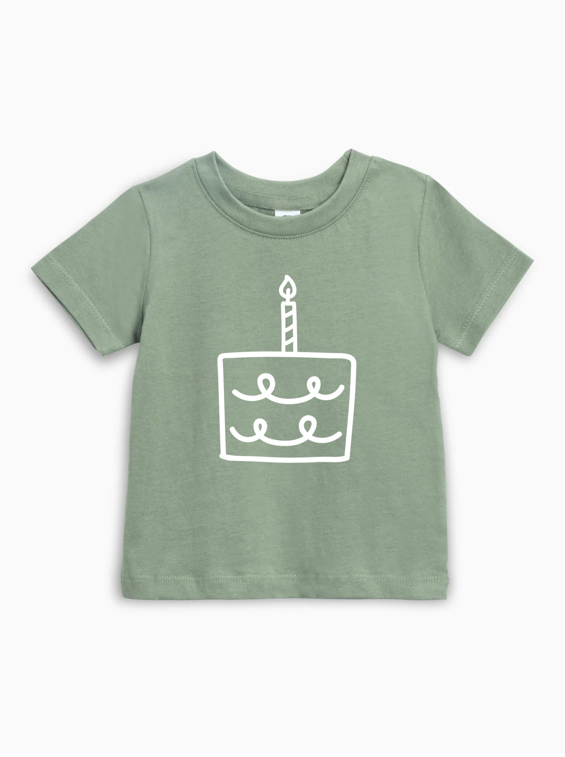 One Birthday Cake 1st Birthday Organic Cotton Kids Tee