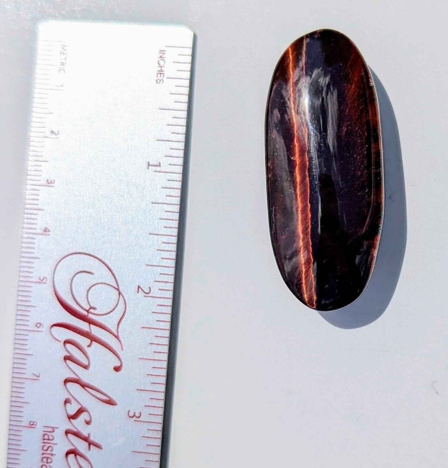 Red Tiger’s Eye Palm Stone – Motivation, Power & Protective Grounding