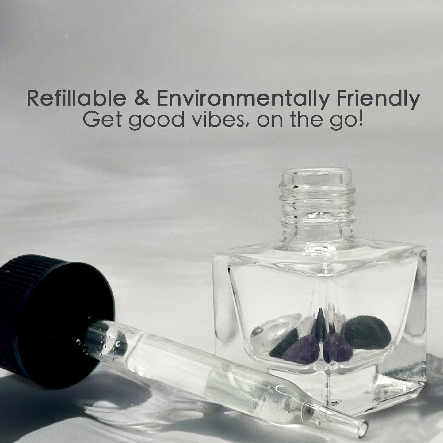 Mountain Air Crystal-Enhanced Oil Diffuser, Car Air Freshener, 8ml
