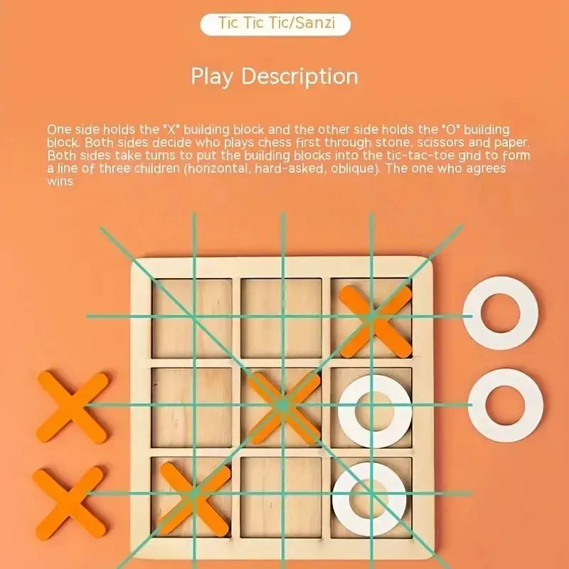 Montessori Wooden Game – Brain Training Toy for Kids