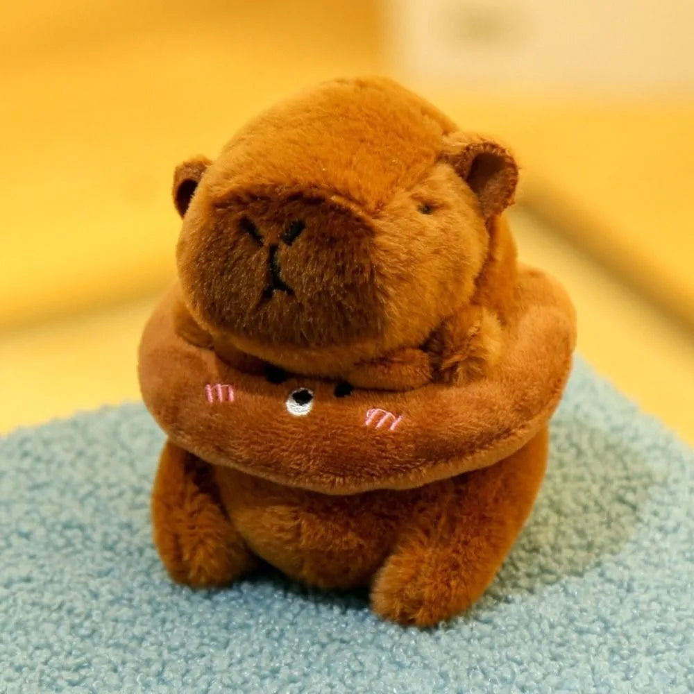 Cute Capybara Plush Toy – Hoodie with Wings Stuffed Animal Doll