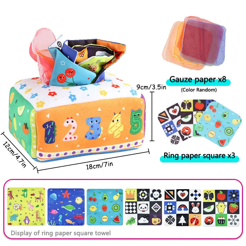 Baby's Teaching Tissue Box