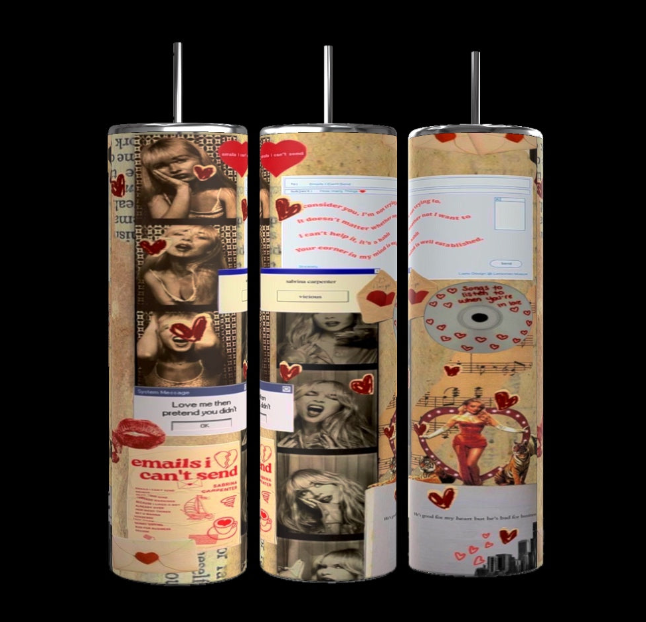 Sabrina Carpenter Collage 20oz Tumbler