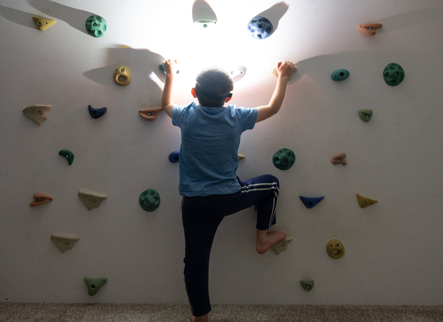 Premium Rock Climbing Holds (Aurora) - Glow-in-the-Dark Rock Climbing Holds
