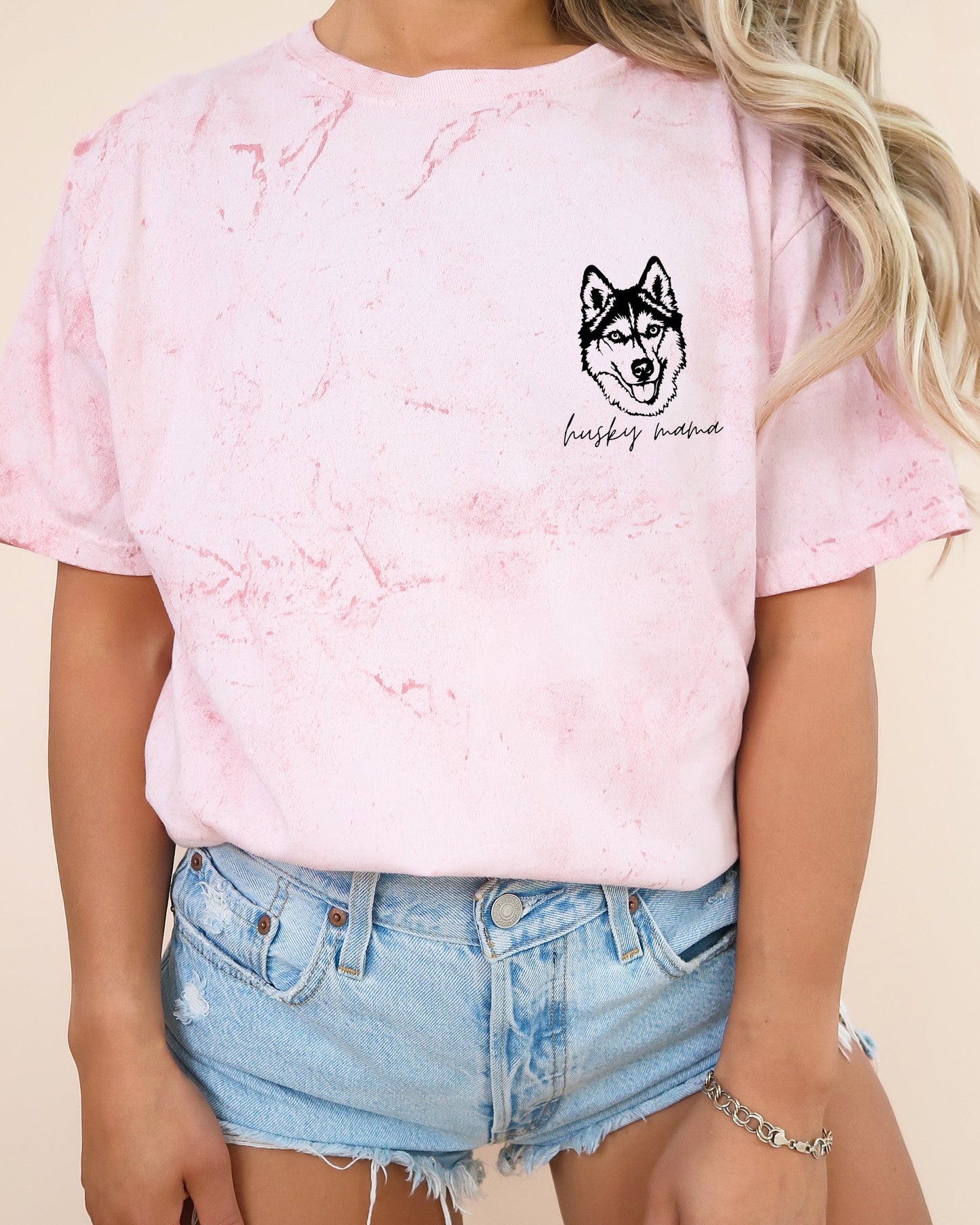 Siberian Husky Dog Mom Comfort Colors T-Shirt – Garment-Dyed Pet Lover Graphic Tee
