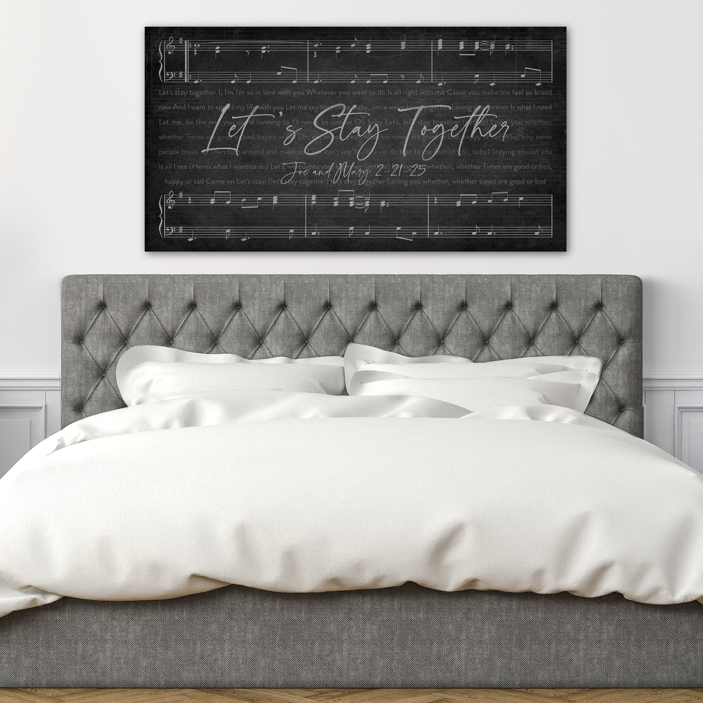 Silver Song Lyrics Wall Art