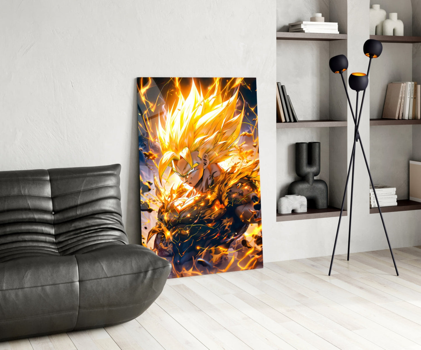 Super Saiyan Gohan Glass Wall Art || Designer Collection