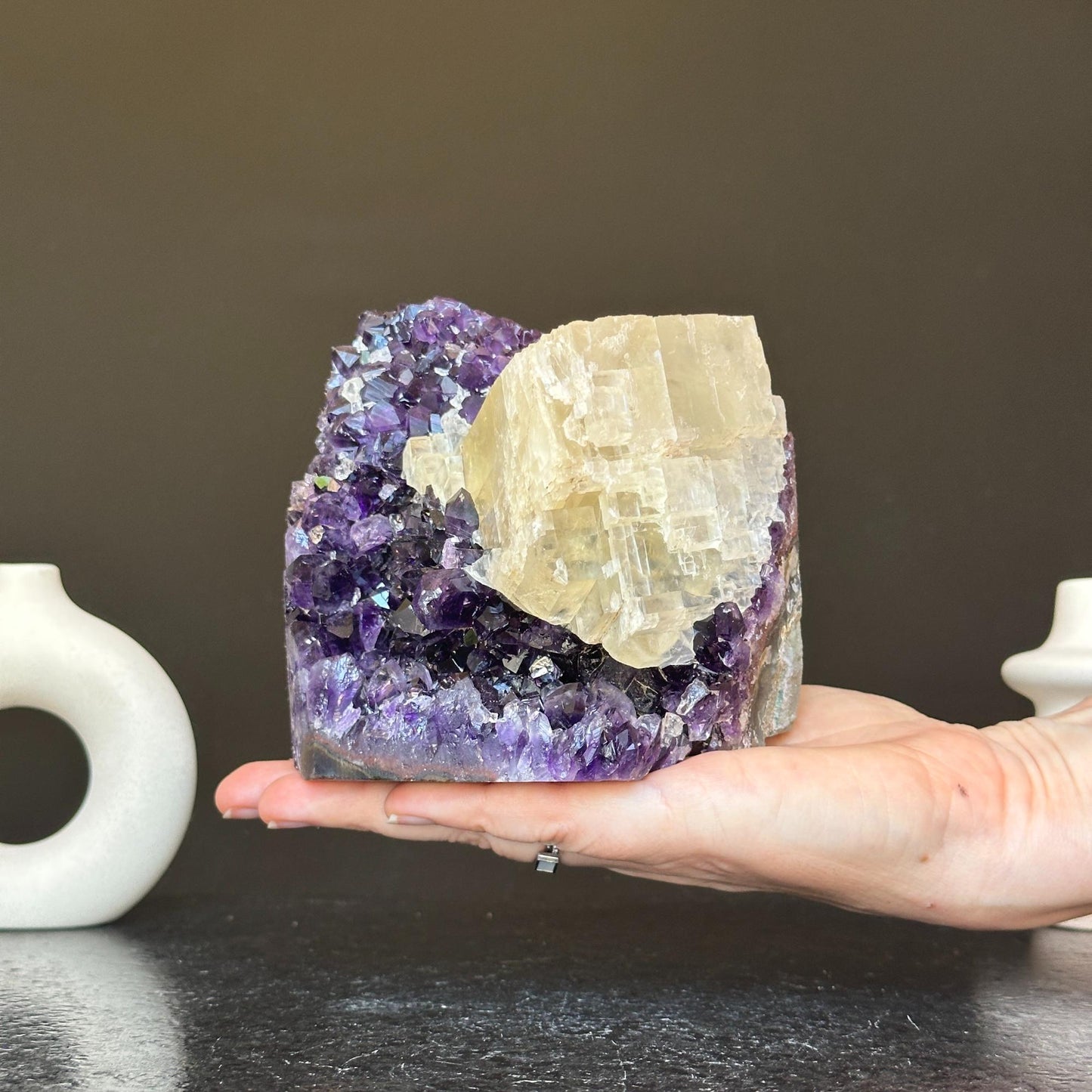 Top Grade Amethyst Geode, 5 inches Tall