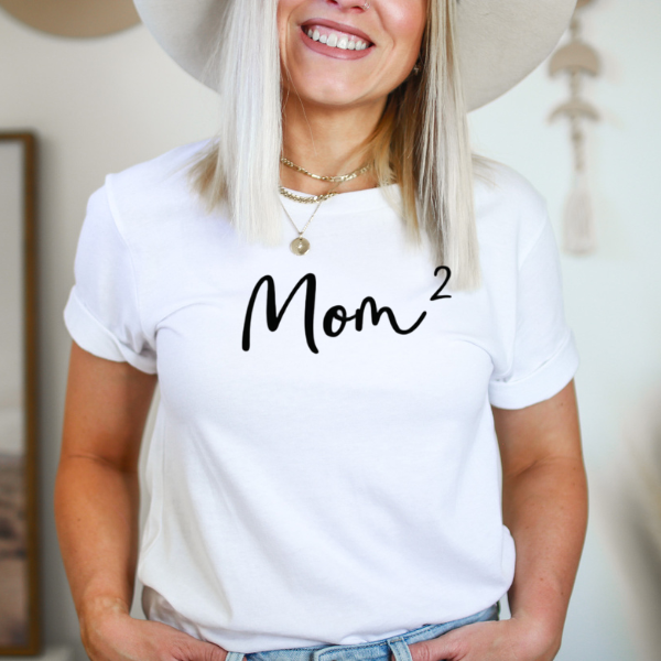 Mom Of 2 Graphic Tee 5426