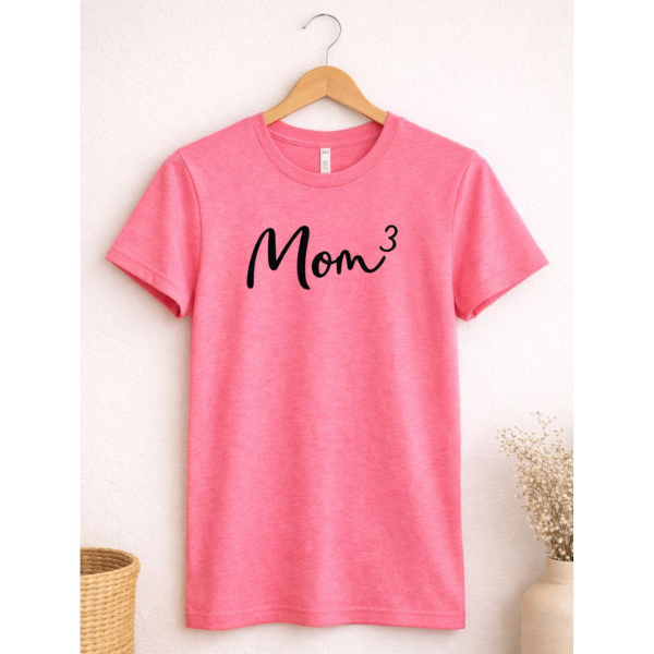 Mom Of 3 Graphic Tee 5427