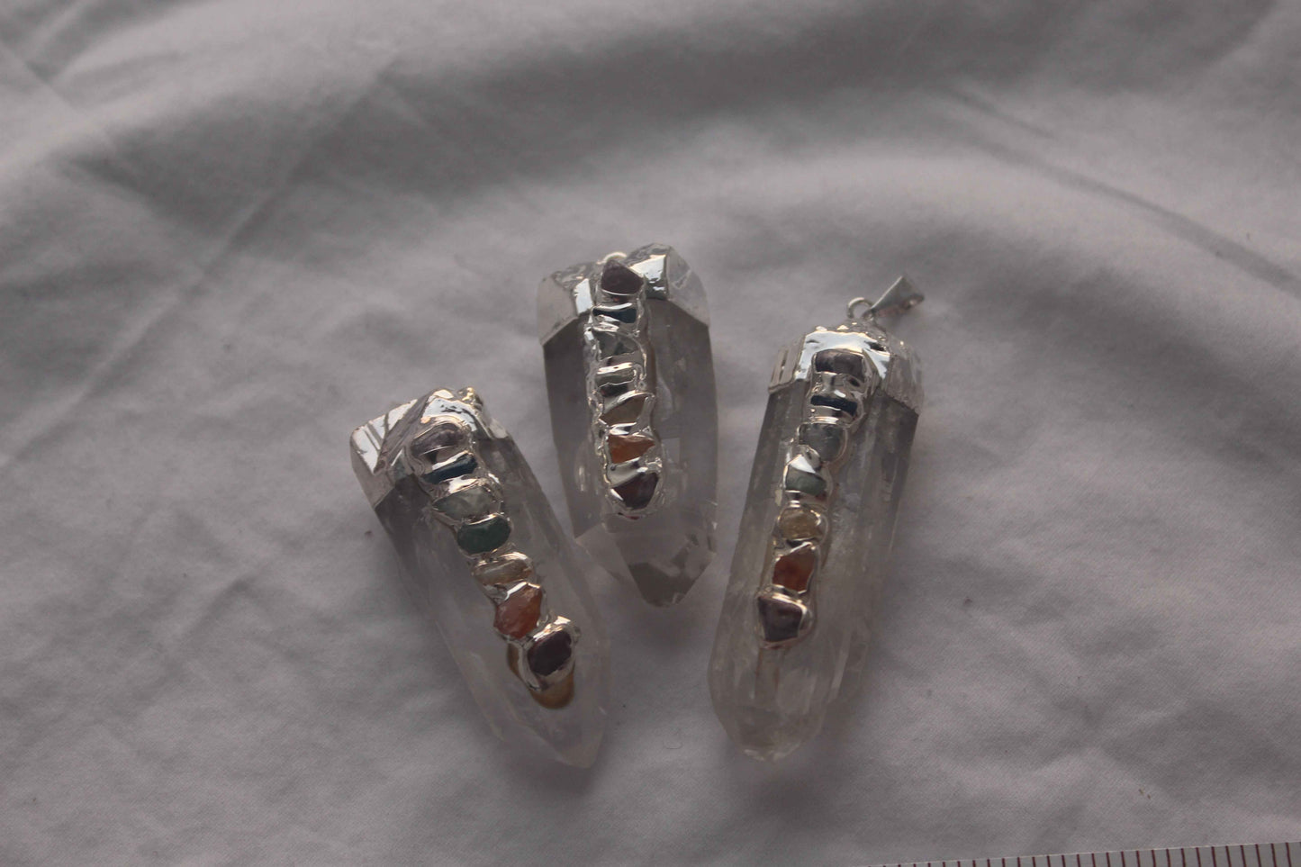 Chakra Quartz Pendant