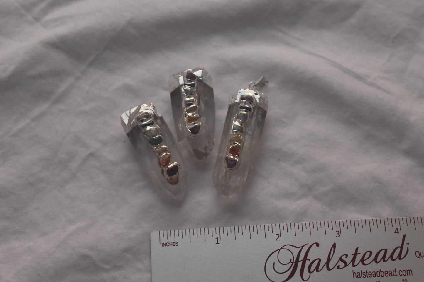 Chakra Quartz Pendant