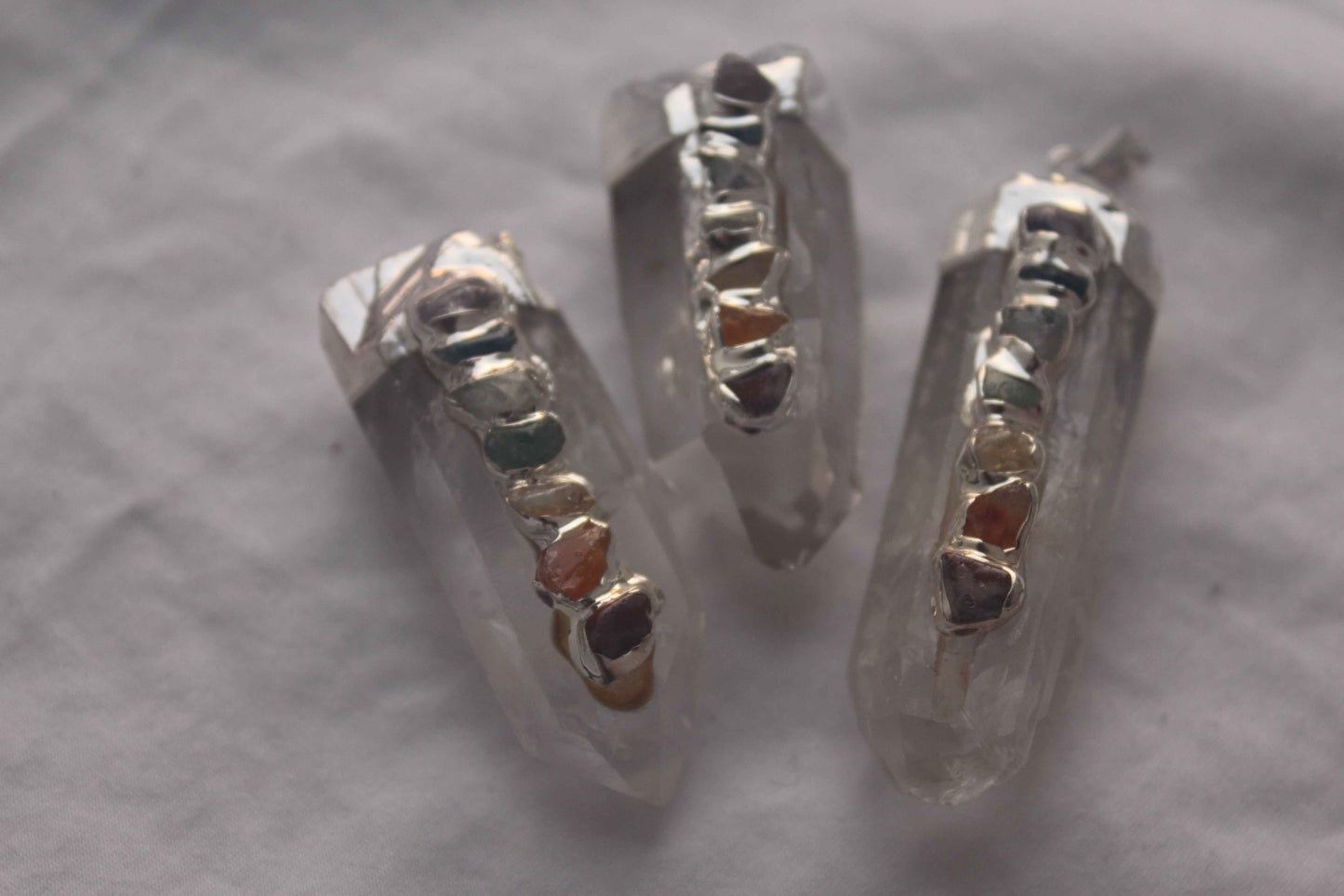 Chakra Quartz Pendant