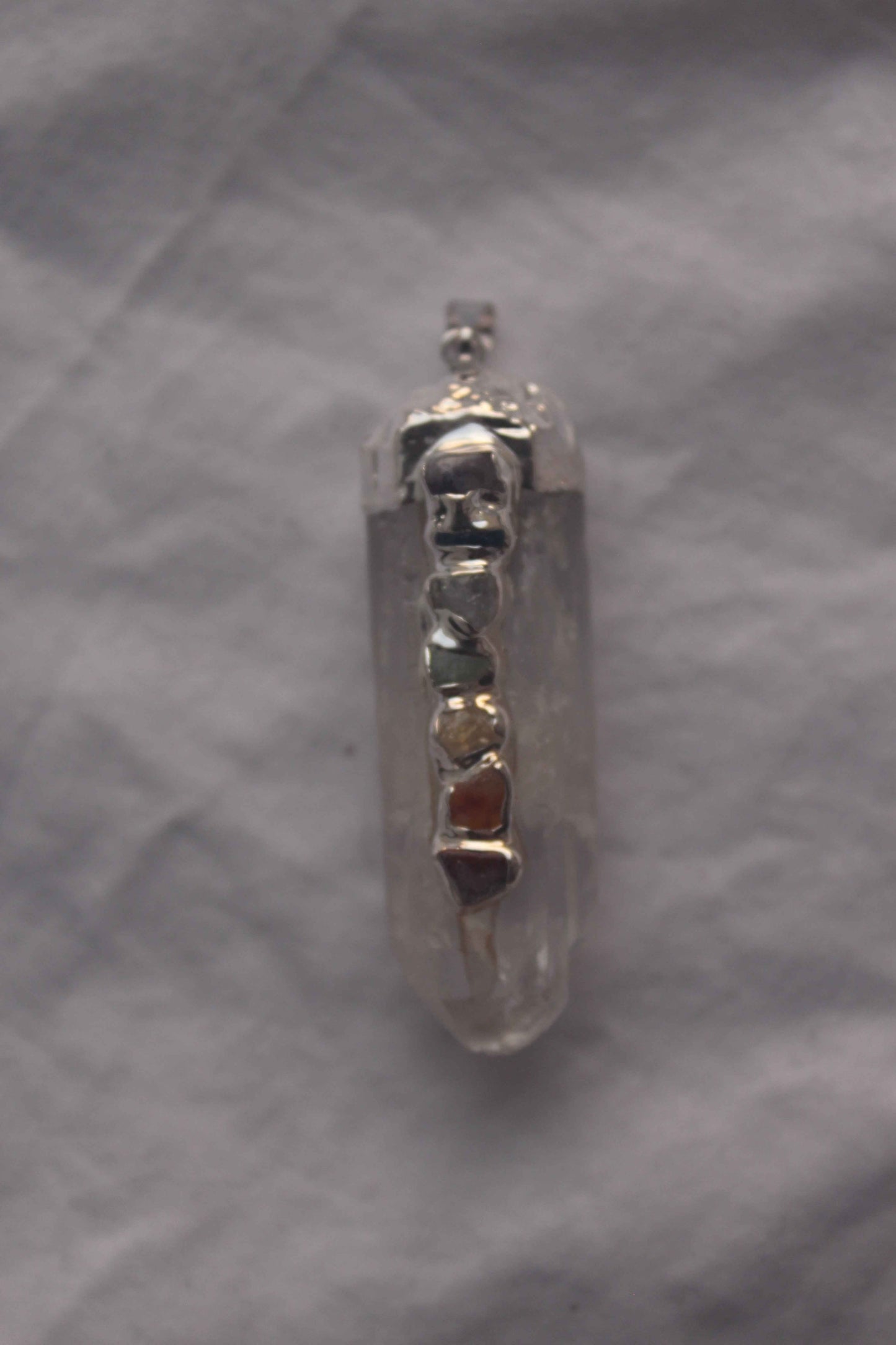 Chakra Quartz Pendant