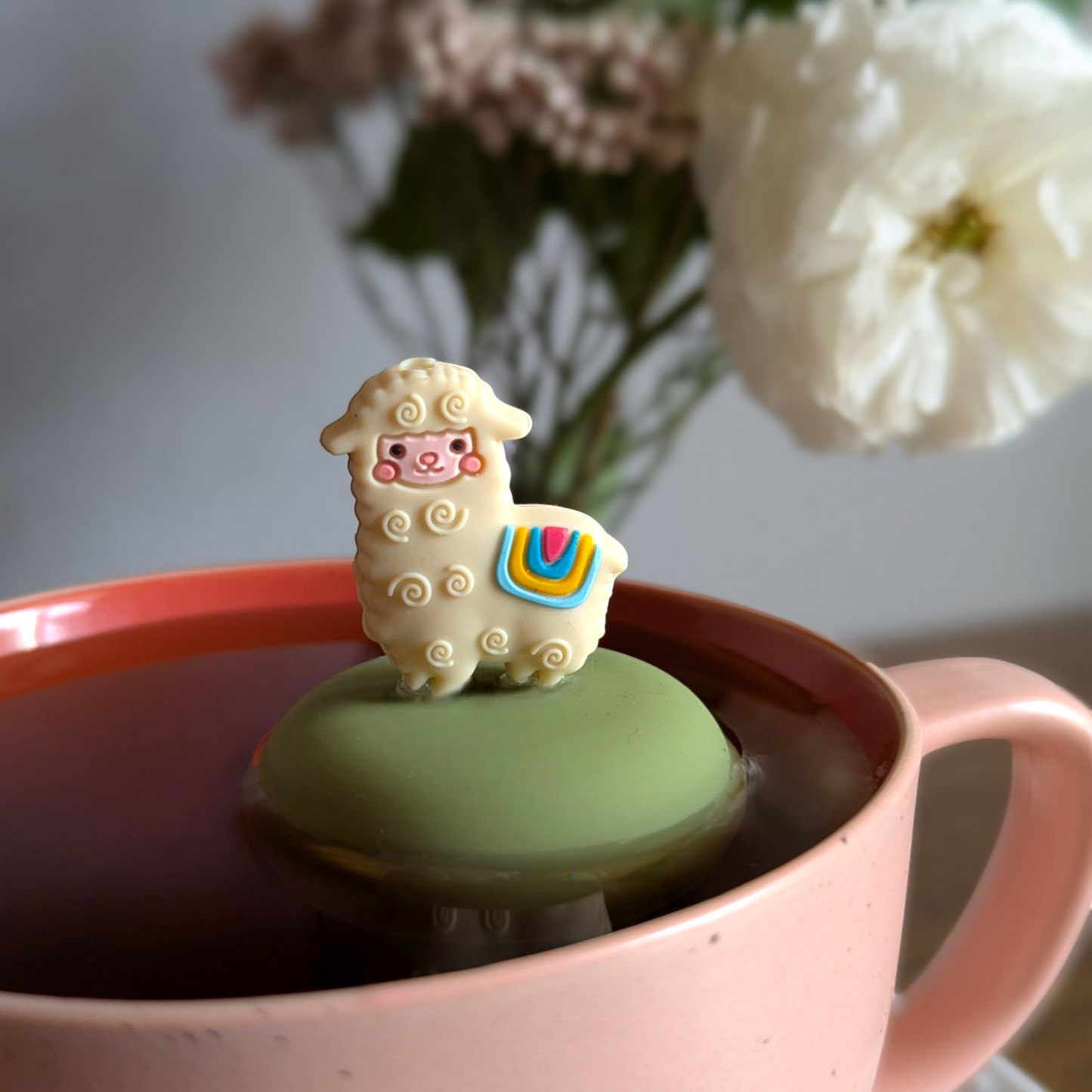 Floating Alpaca Tea Infuser - Cute Animal Tea Infuser for Loose Leaf Tea