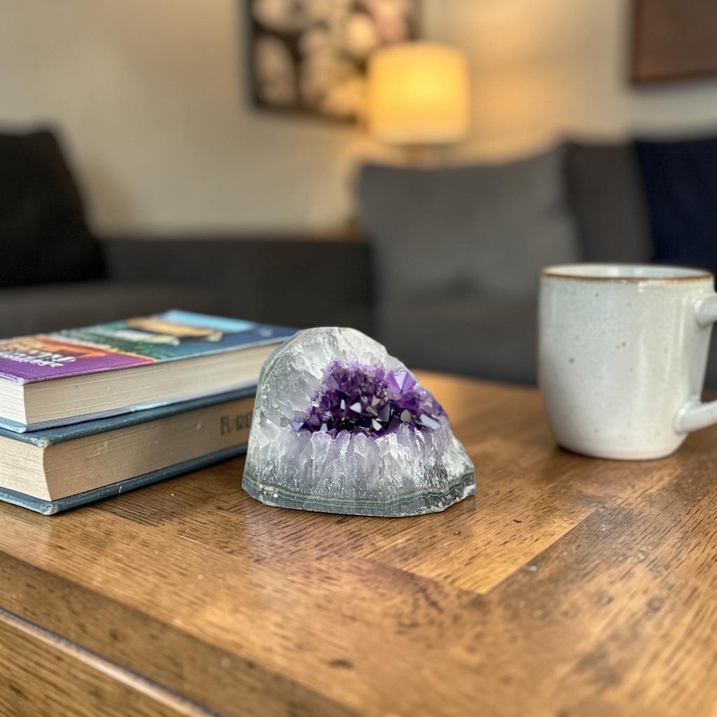 Purple crystal rock, large amethyst cluster for sale