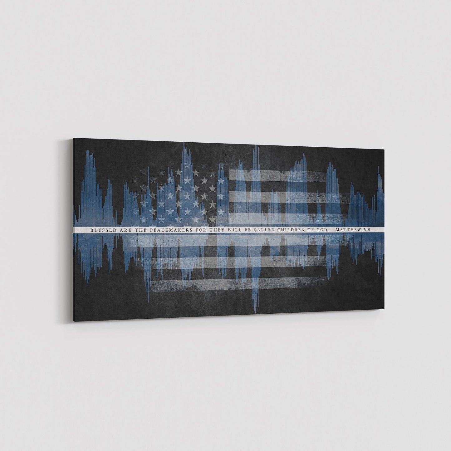 Blessed Are The Peacemakers - Soundwave Art