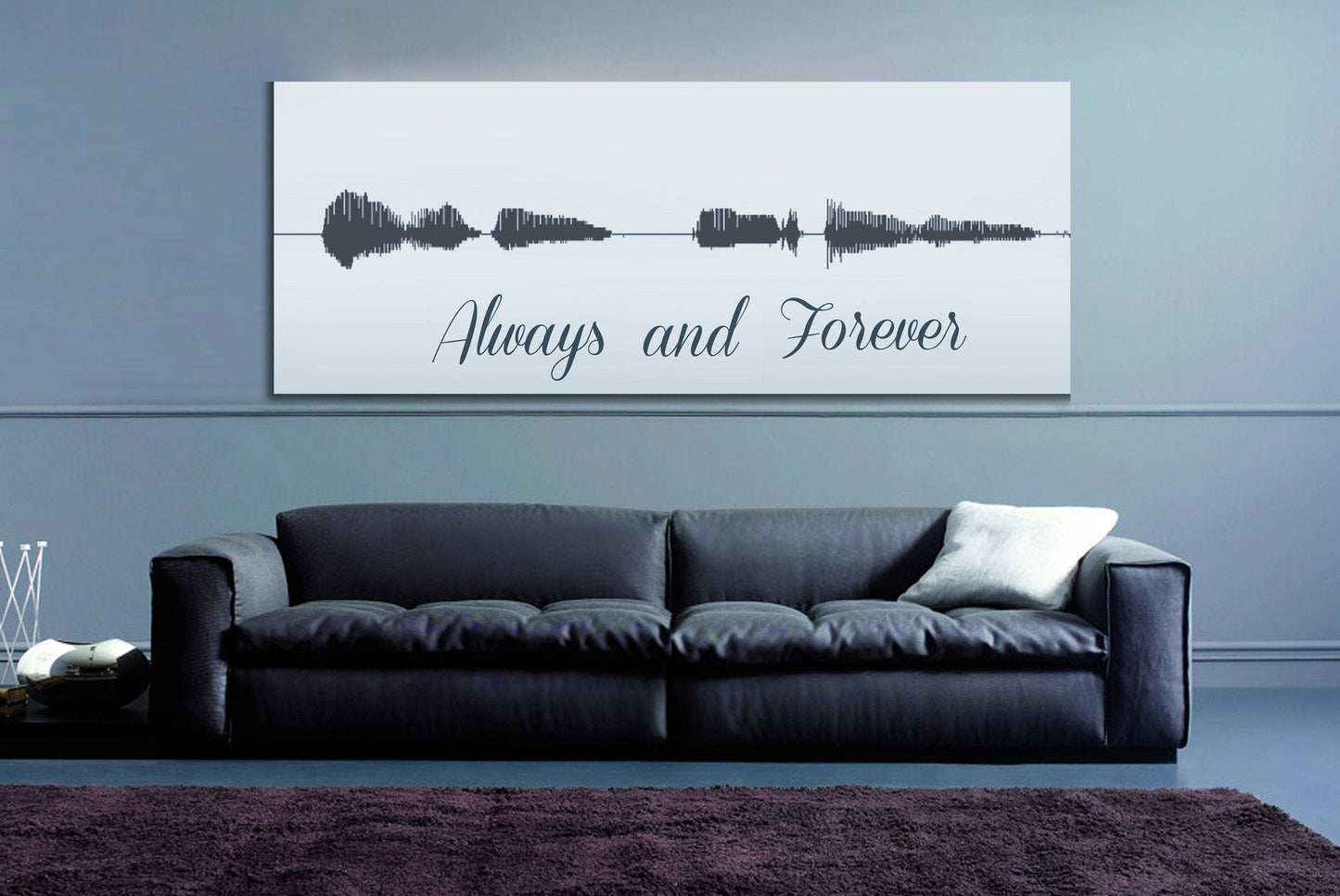 Sound Wave Canvas - A Personalized Design Using Your Voice On Canvas