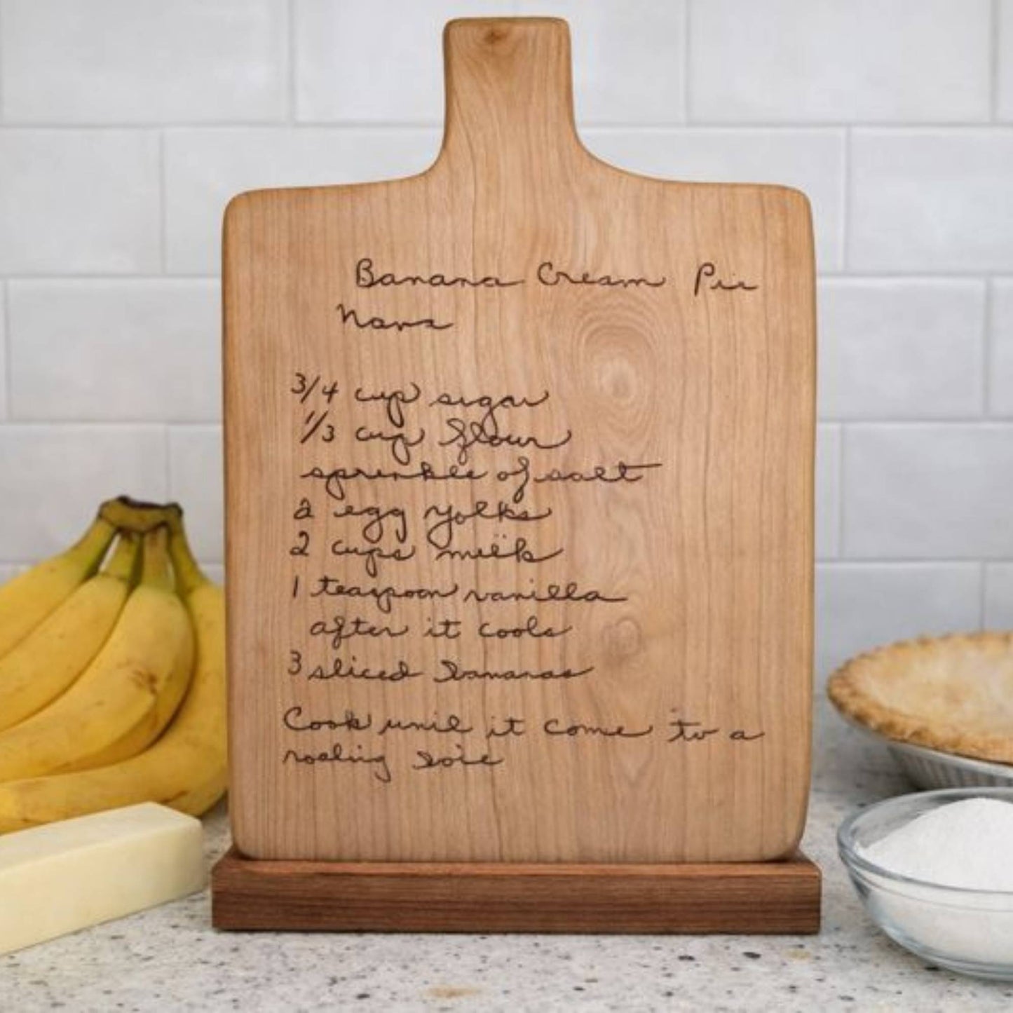 Custom Engraved Recipe Board