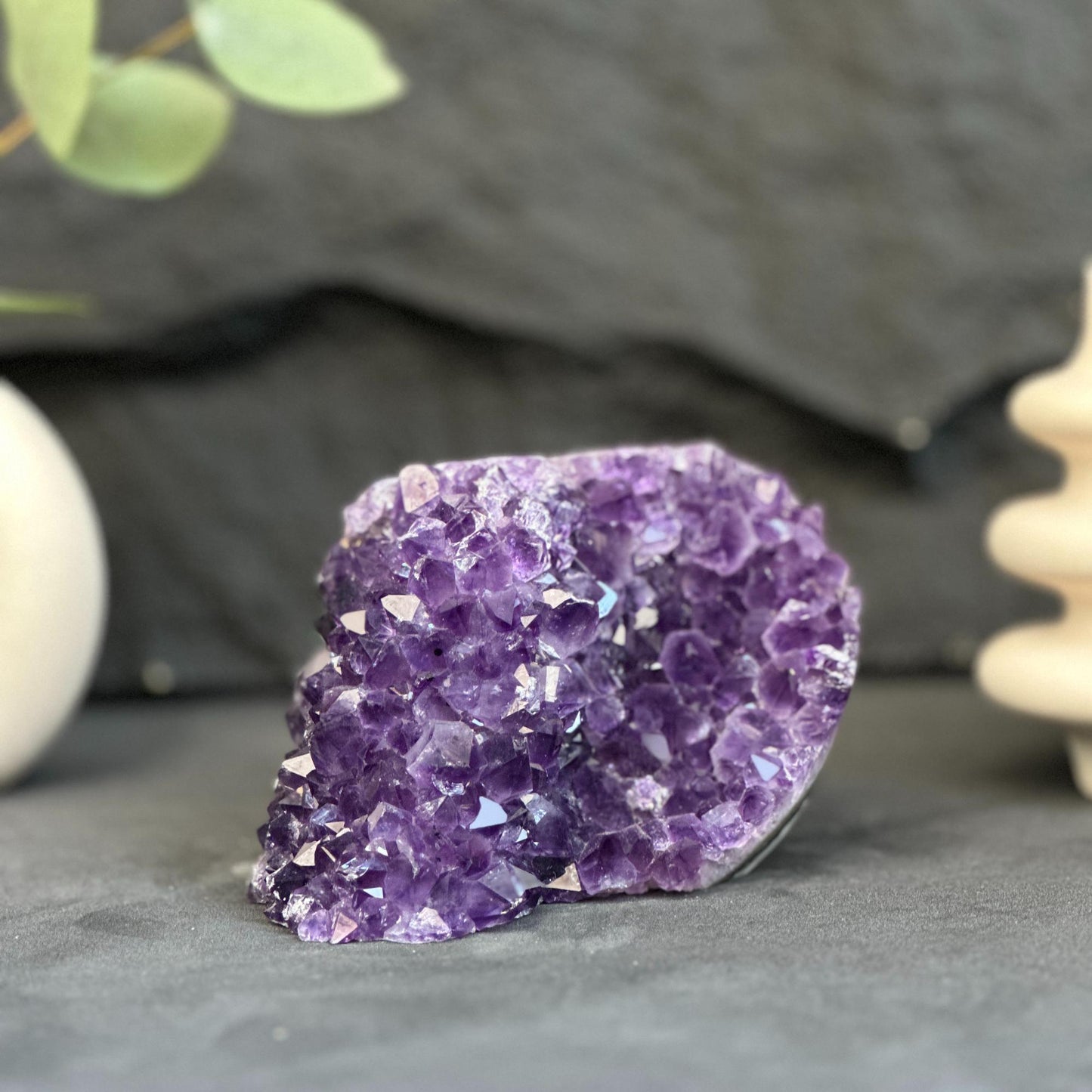 Large crystals, Amethyst geode, Anxiety relief, Stay safe gift