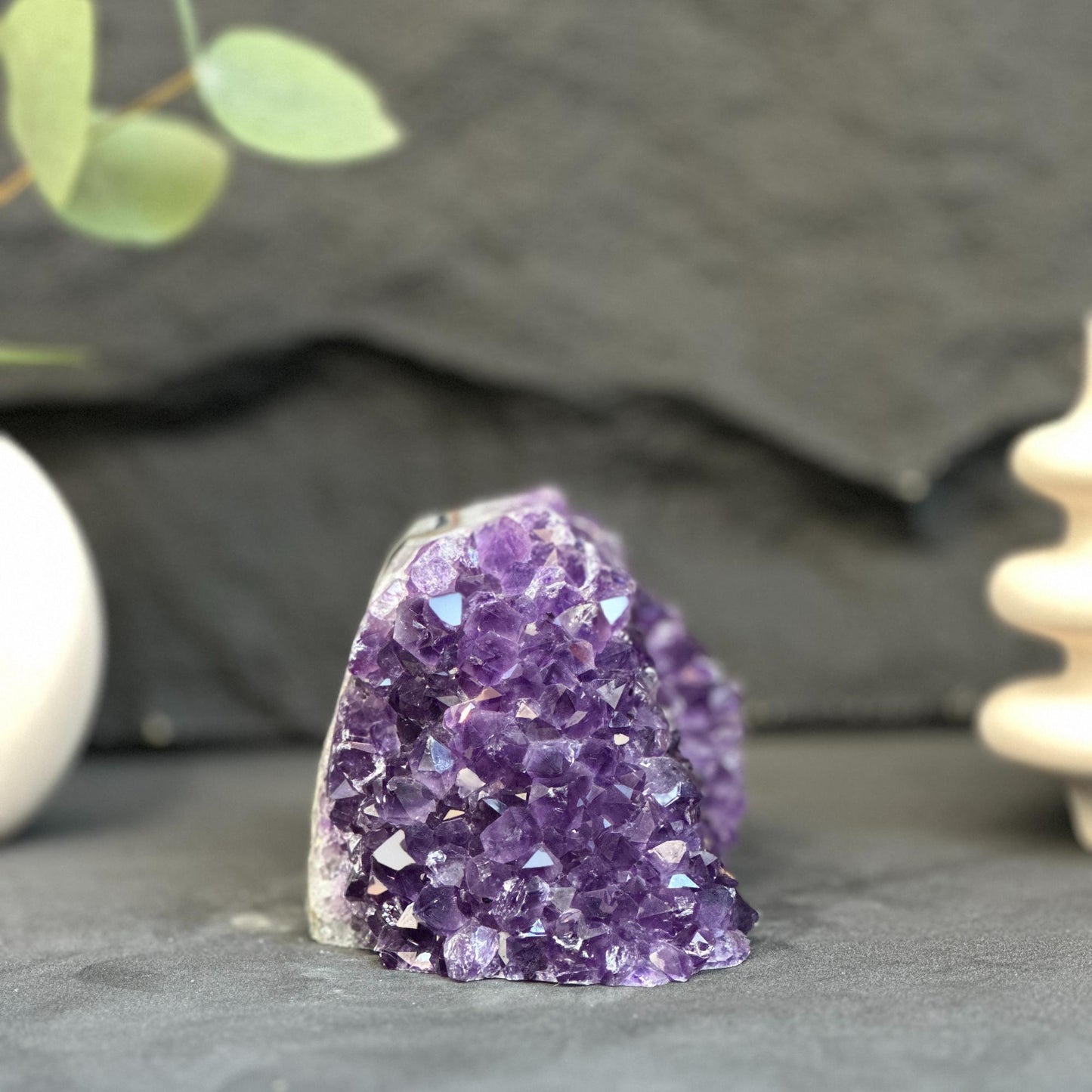 Large crystals, Amethyst geode, Anxiety relief, Stay safe gift