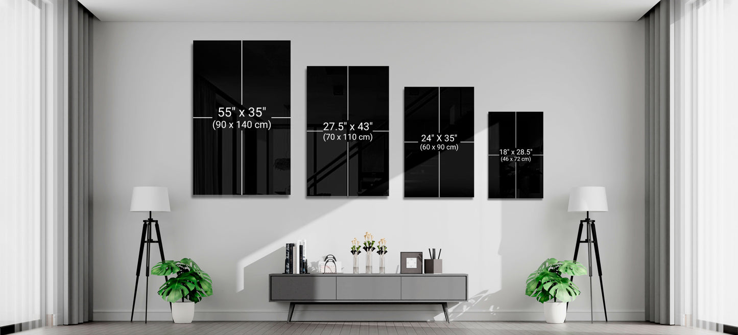 Dolphin Glass Wall Art