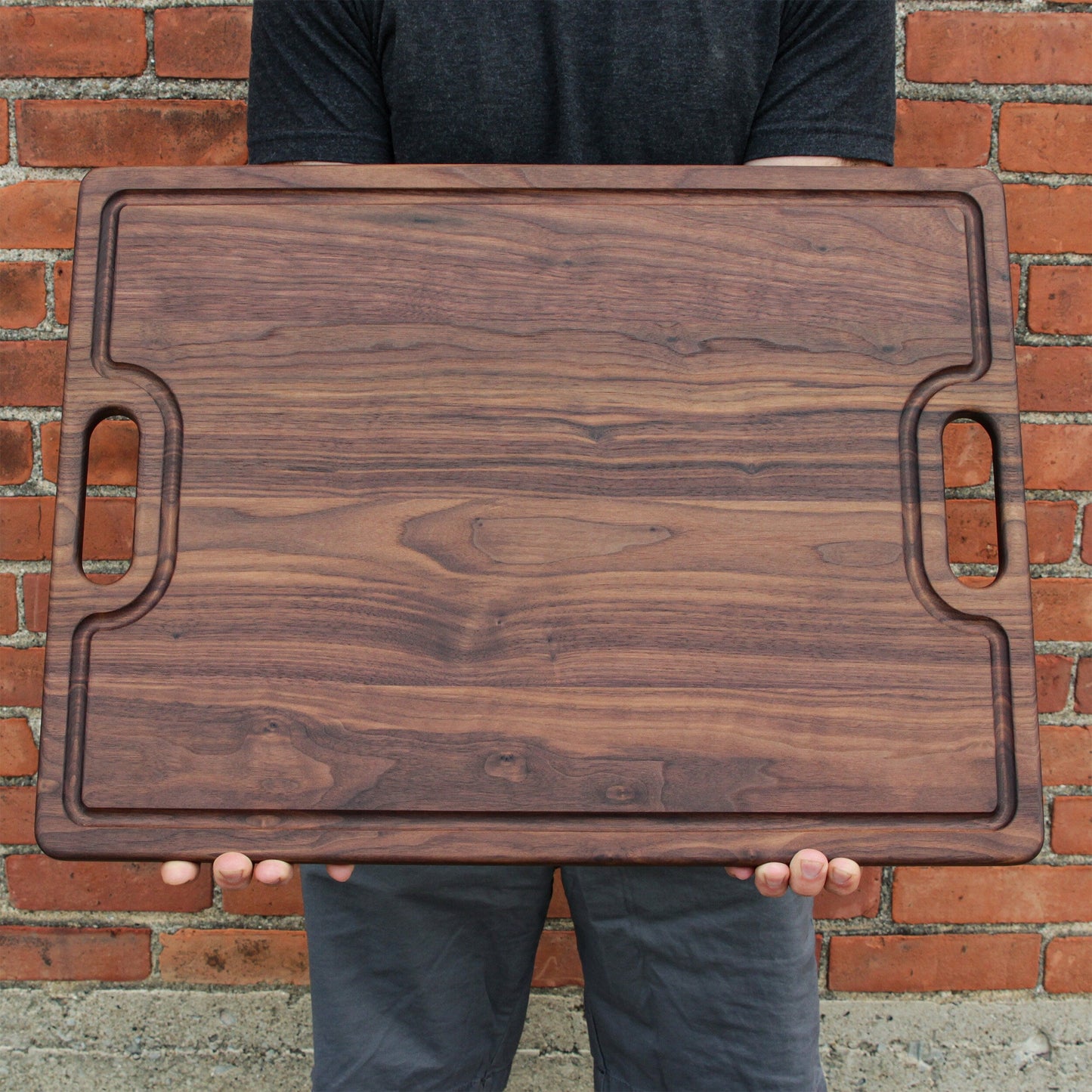 Extra Large Walnut Cutting Board 24" x 18", With Juice Groove, Father's Day Gift, Wedding Gift, Anniversary Gift, 100% Made in the USA