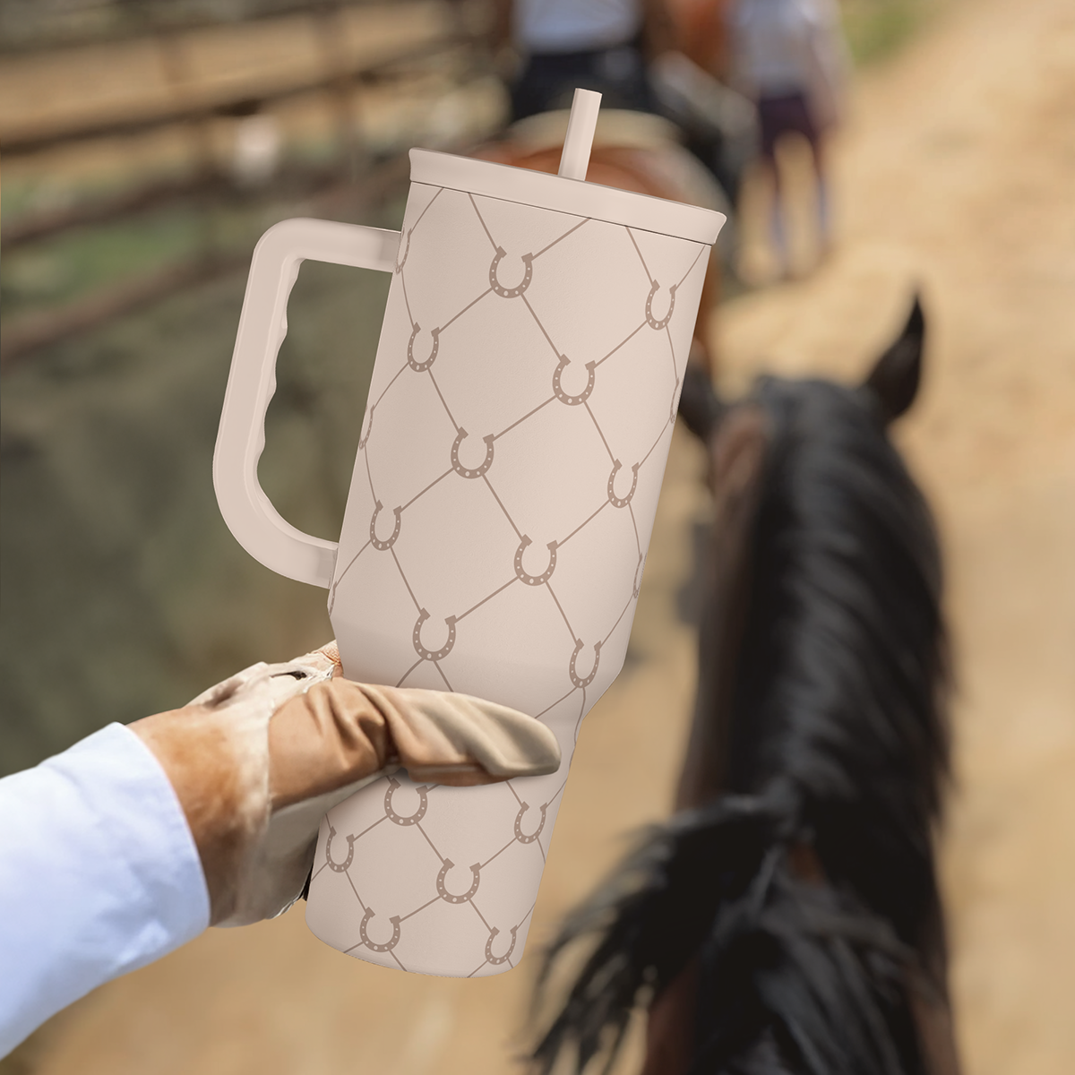 Brown Horse Slidemate | Slider Tumbler with Handle 40oz