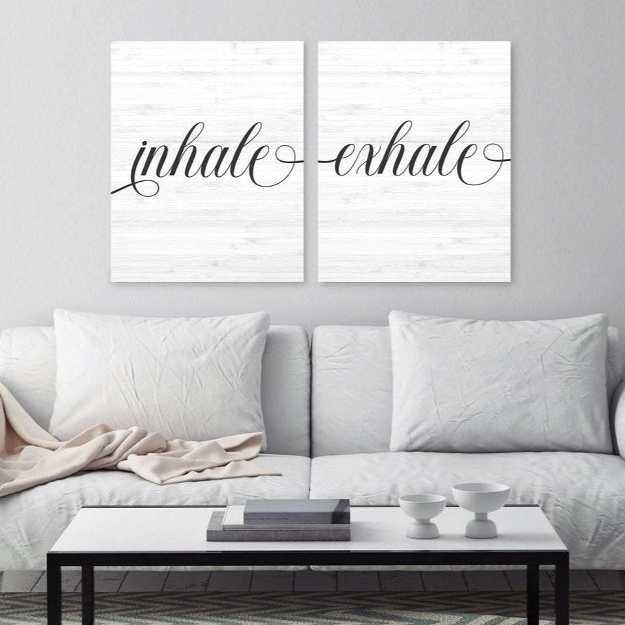 Inhale Exhale Wall Art