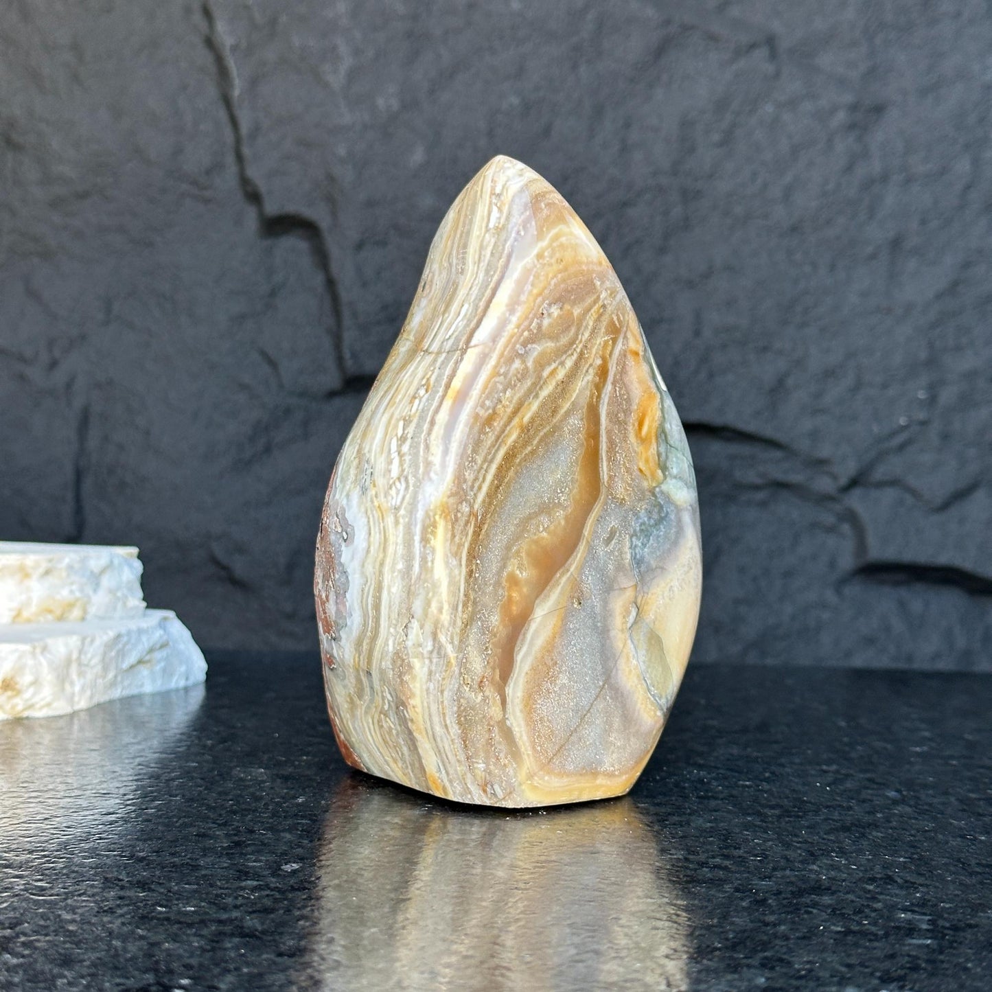 Jasper Stone from Uruguay Flame Shapped Crystals