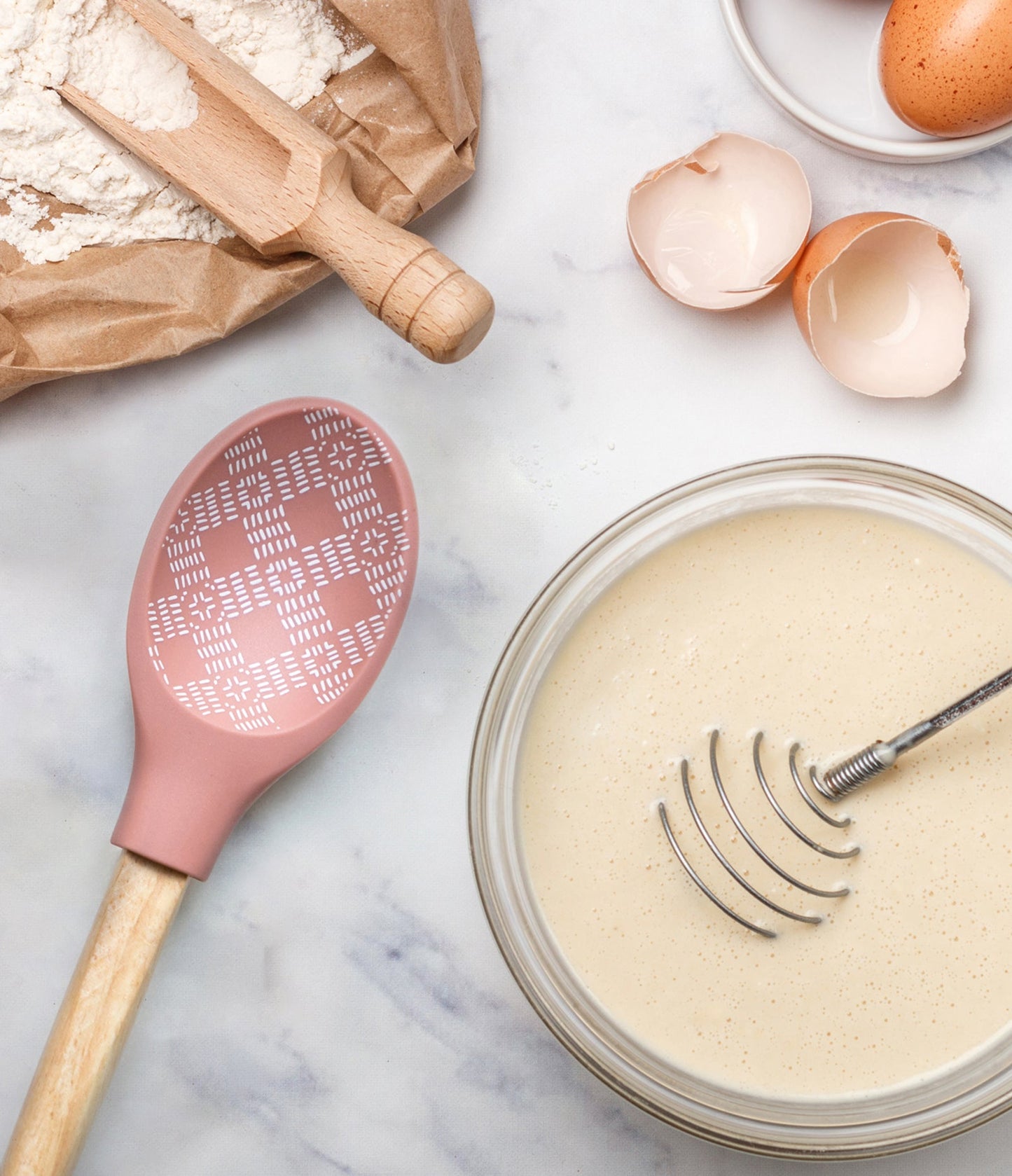 Krumbs Kitchen® Farmhouse Silicone Spoon