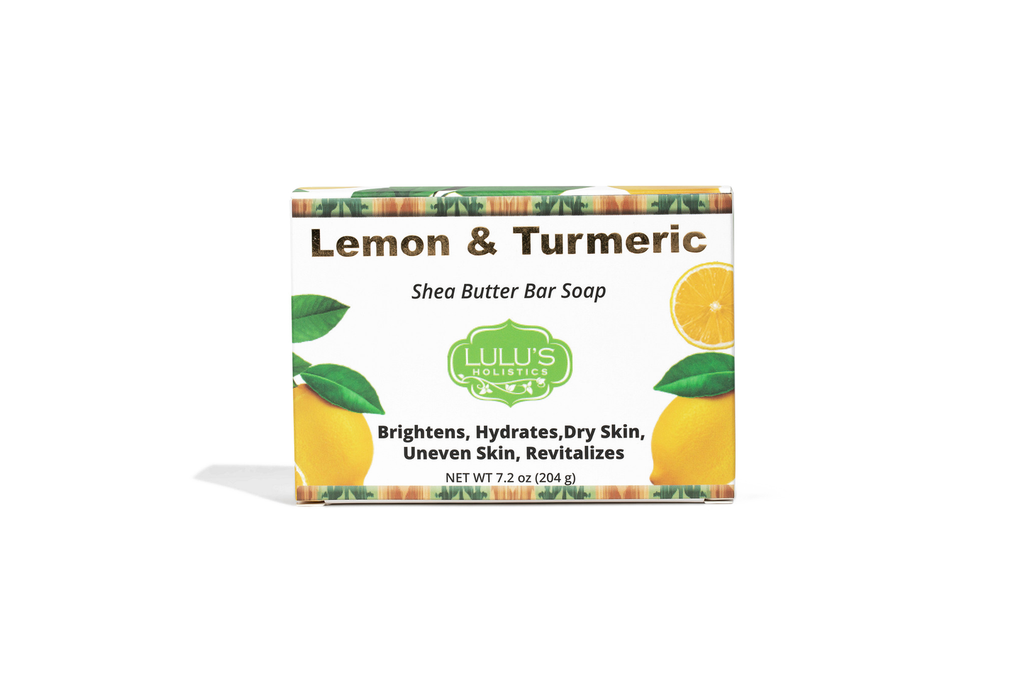 Lemon Turmeric Shea Butter Bar Soap – Brightening for Dark Spots & Uneven Tone
