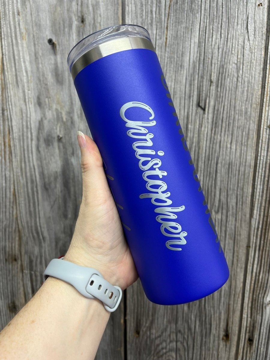 Personalized 20oz Skinny Tumbler