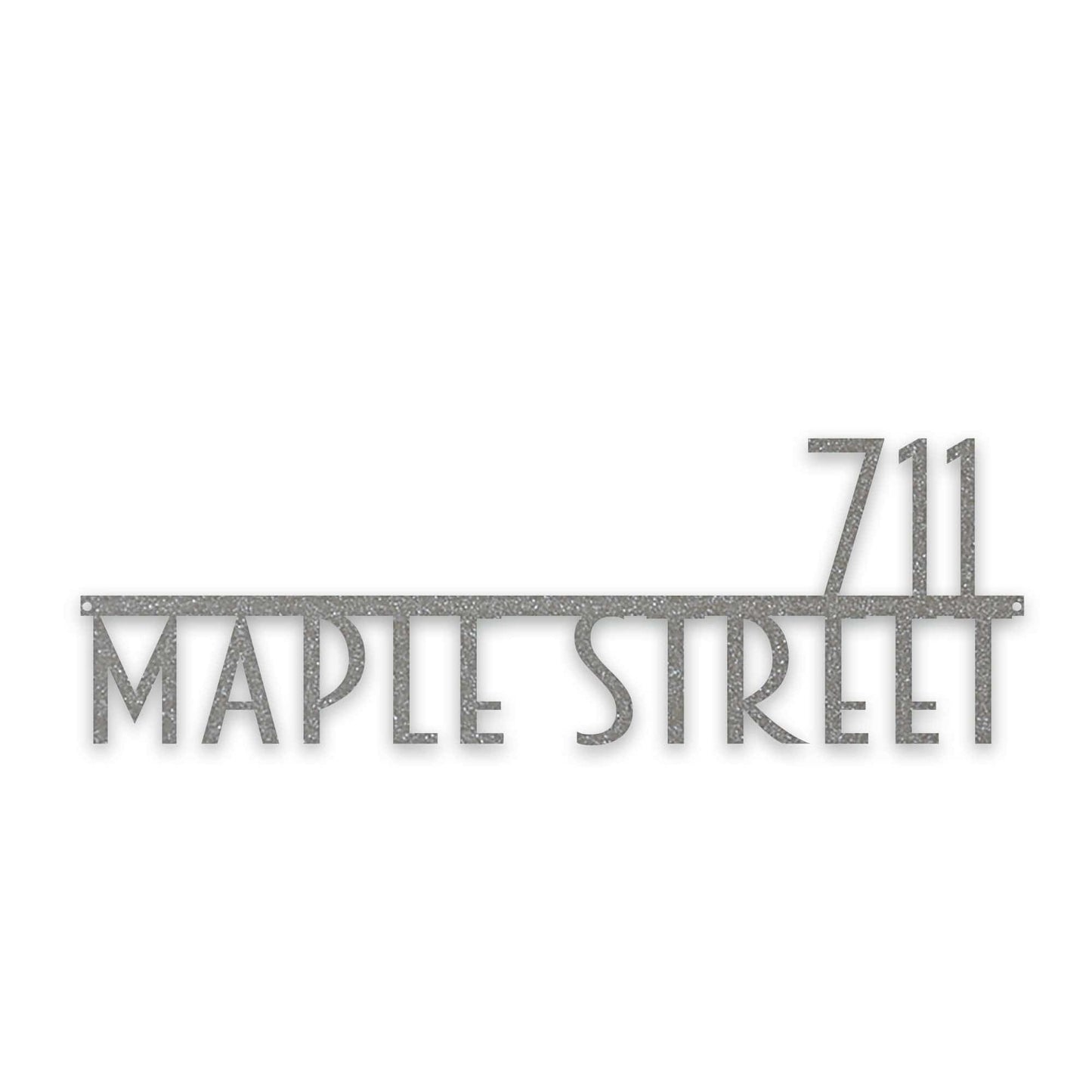 Personalized Modern Deco Address Sign