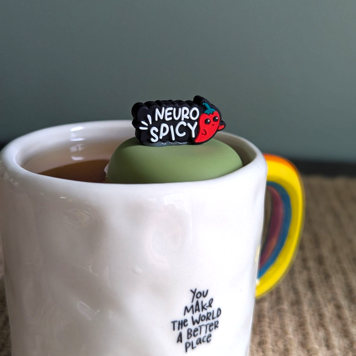 Floating Neurospicy Tea Infuser Infuser - Cute Tea Infuser for Loose Leaf Tea