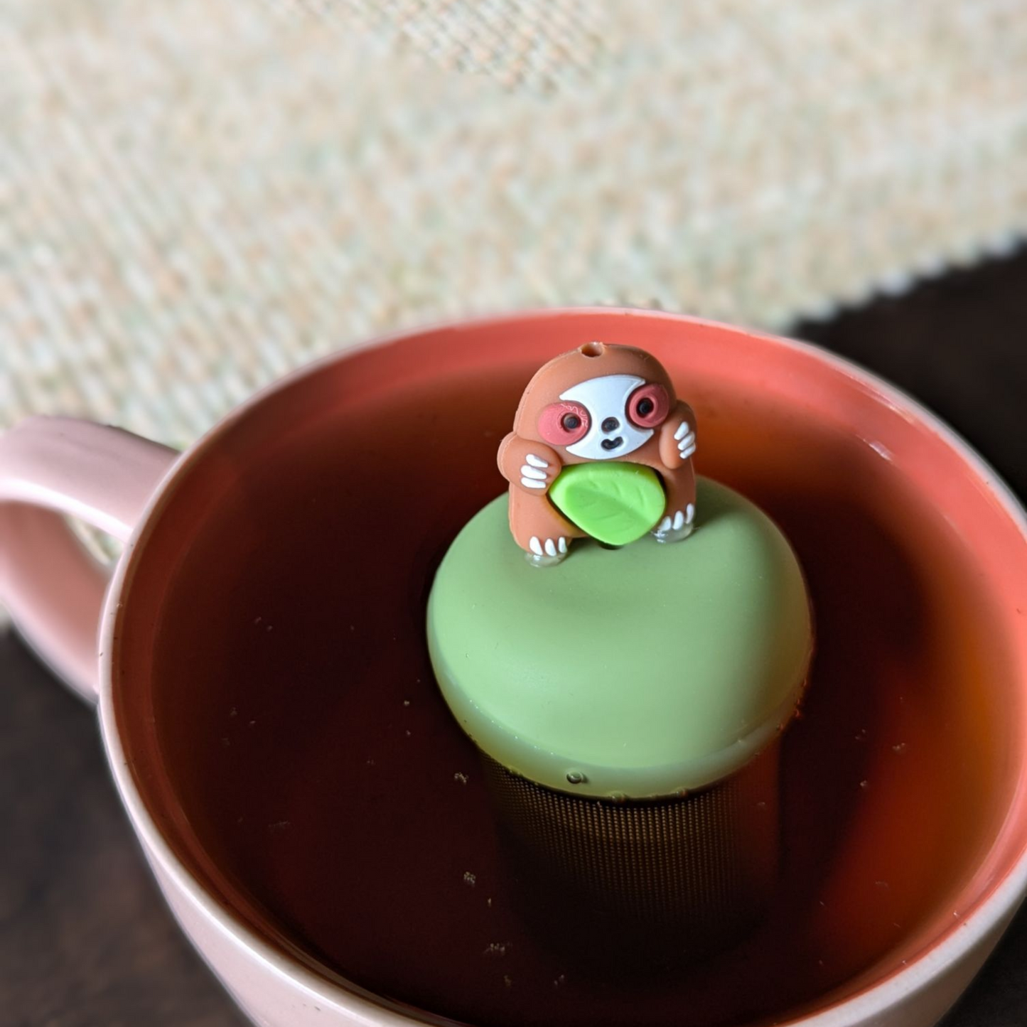 Floating Hungry Sloth Tea Infuser - Cute Animal Tea Infuser for Loose Leaf Tea